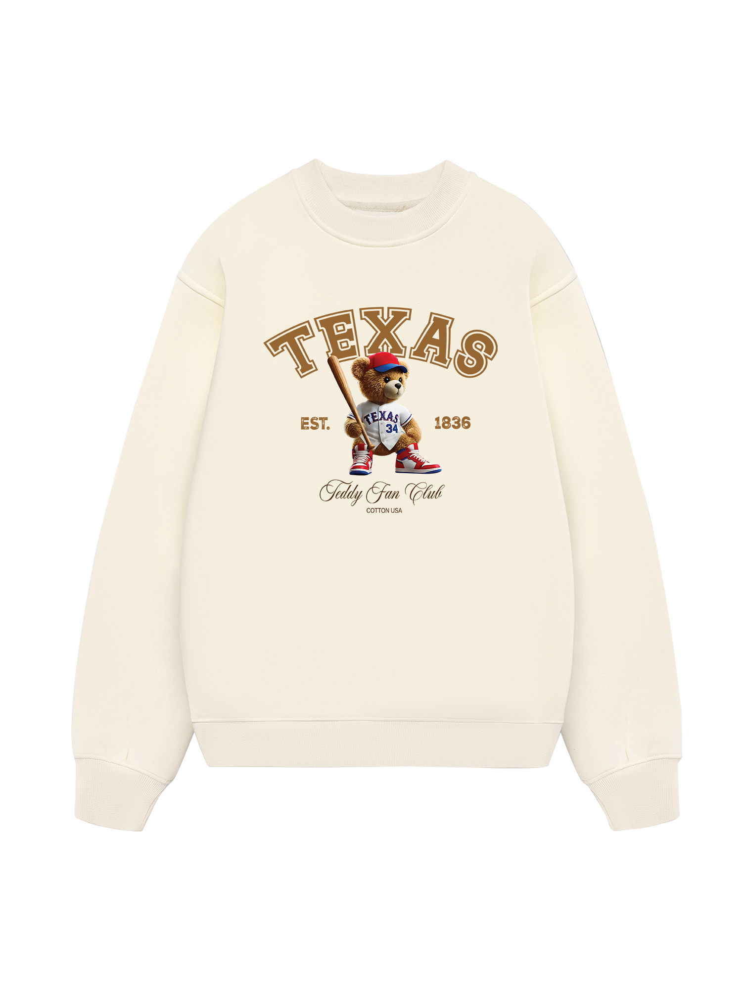 Baseball Texas Teddy Fan Club Sweater