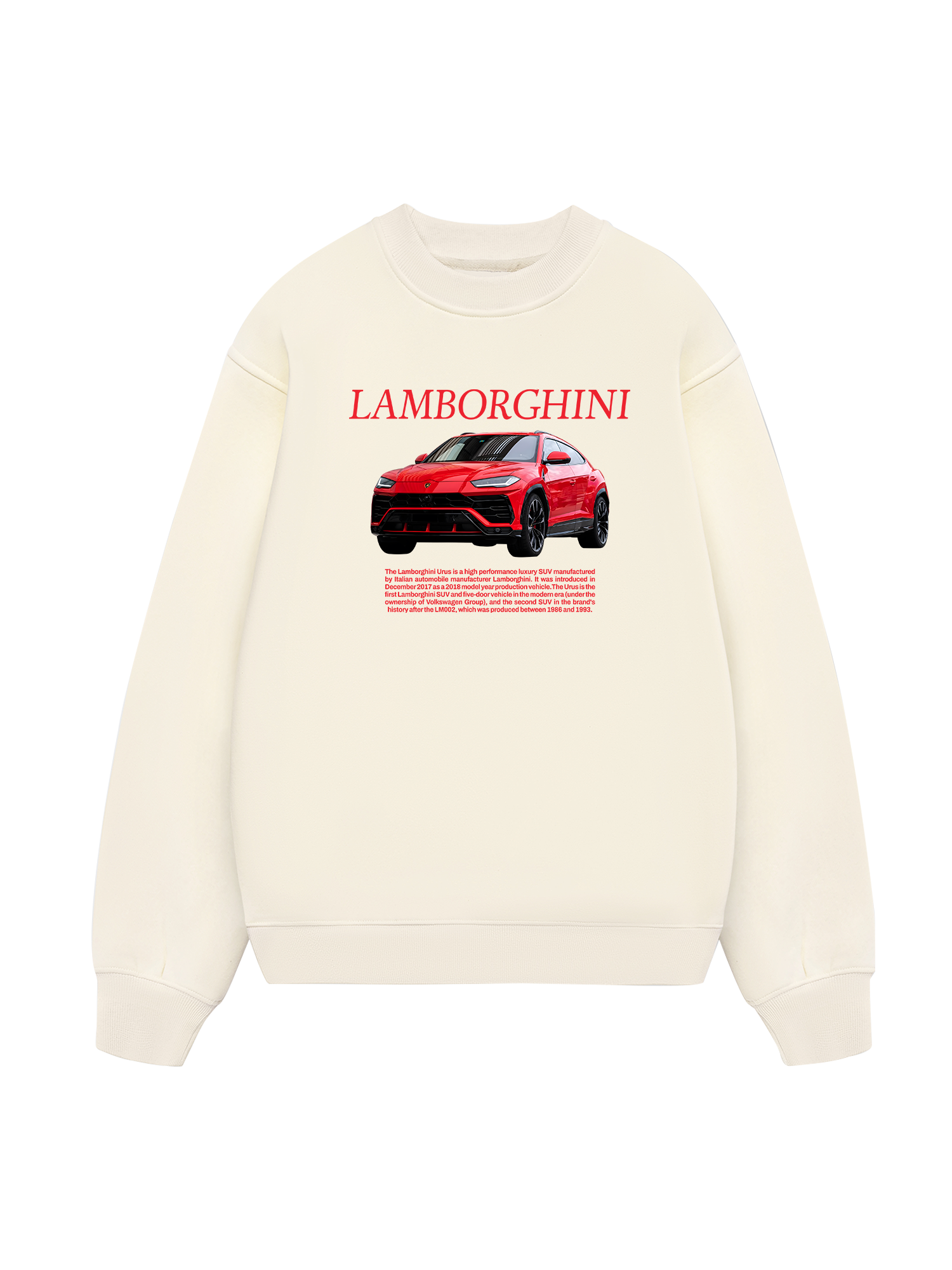 Lamborghini Urus Red Sweater