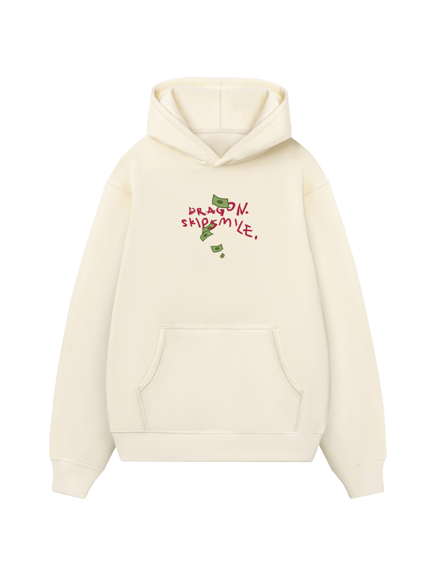 Money Dragon Skip Smile Hoodie