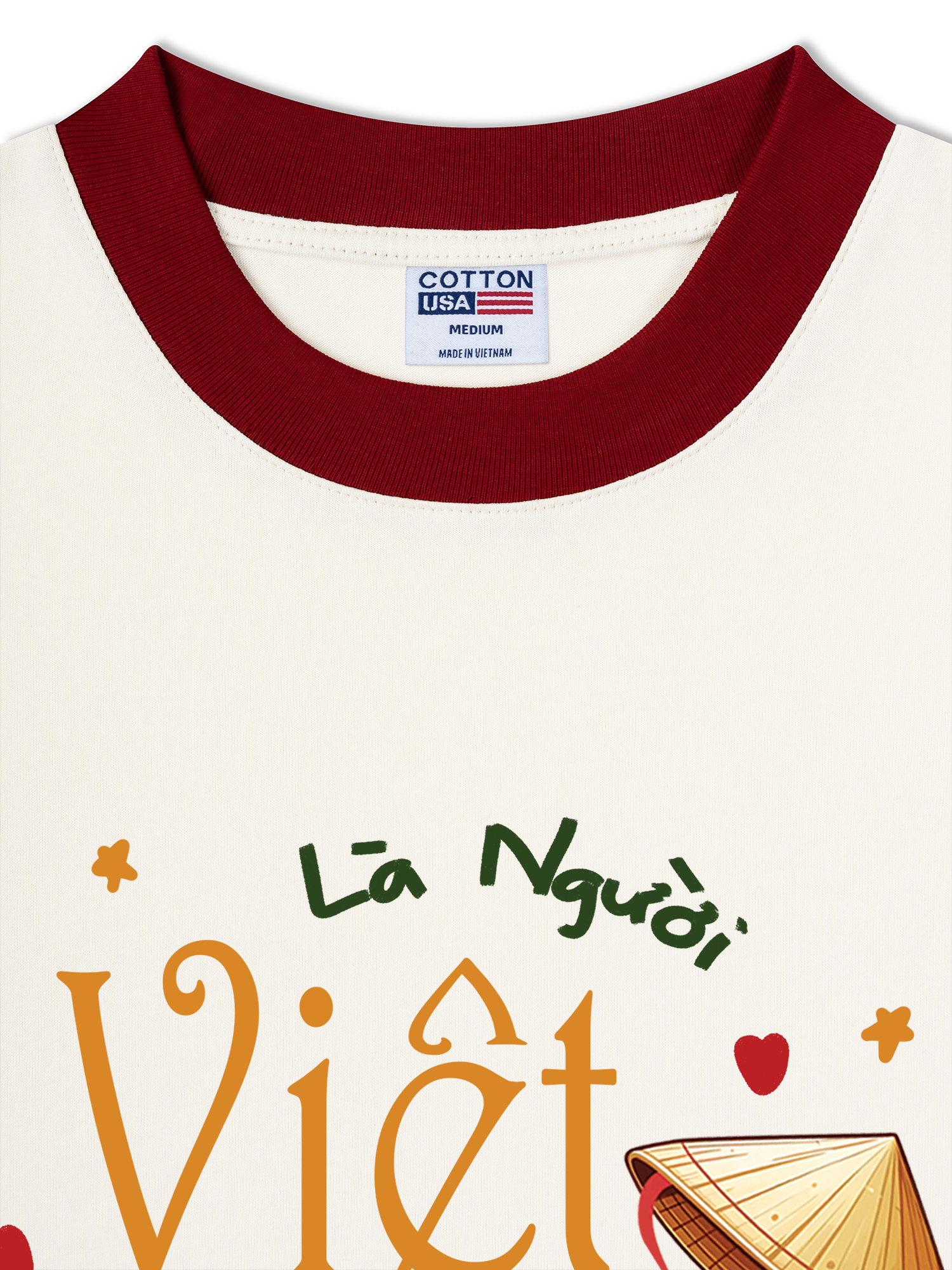 Áo Thun Ringer Relaxed Fit Là Người Việt Nam