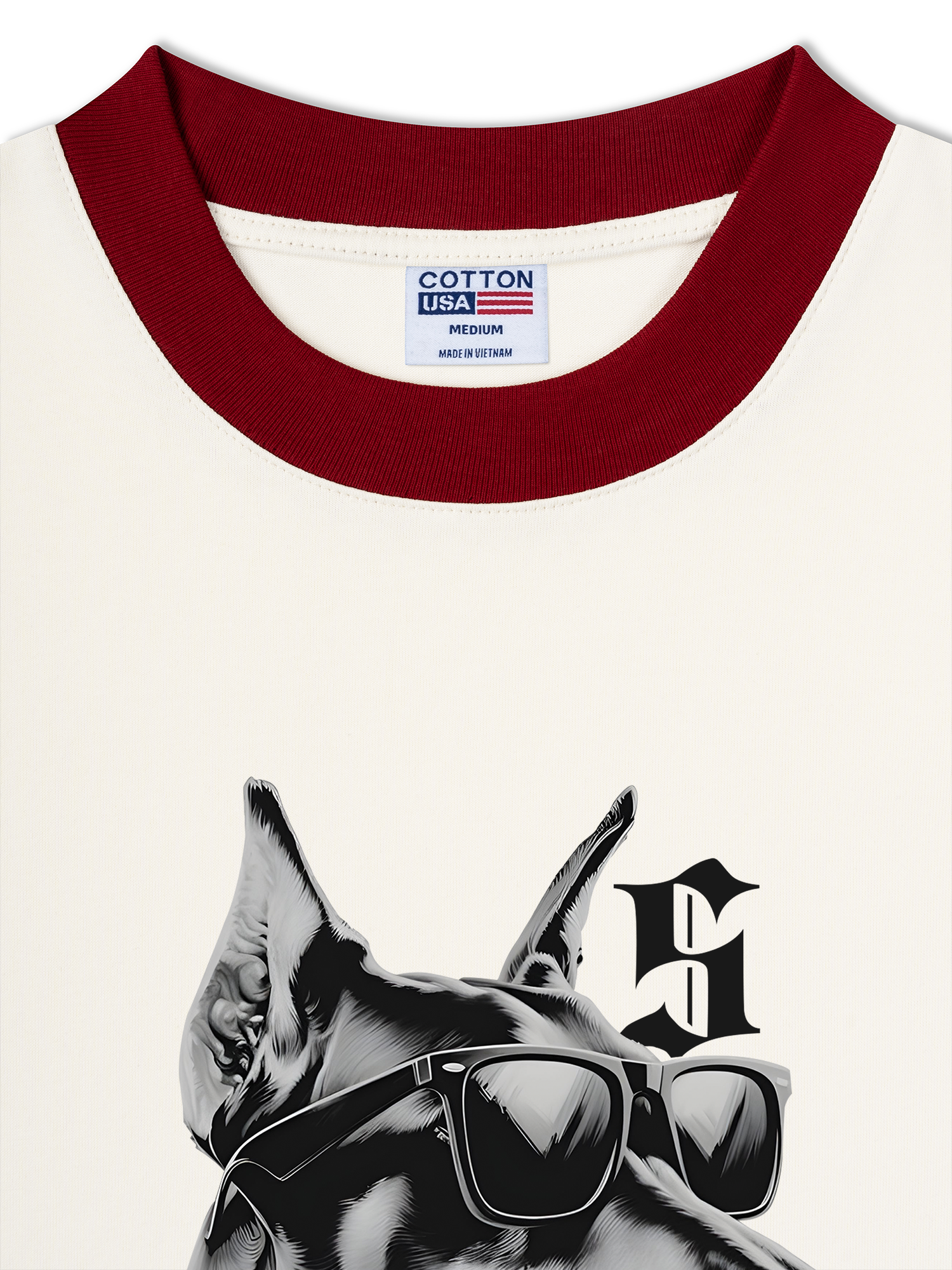 Áo Thun Ringer Relaxed Fit Rapper Funny Snoop Dog