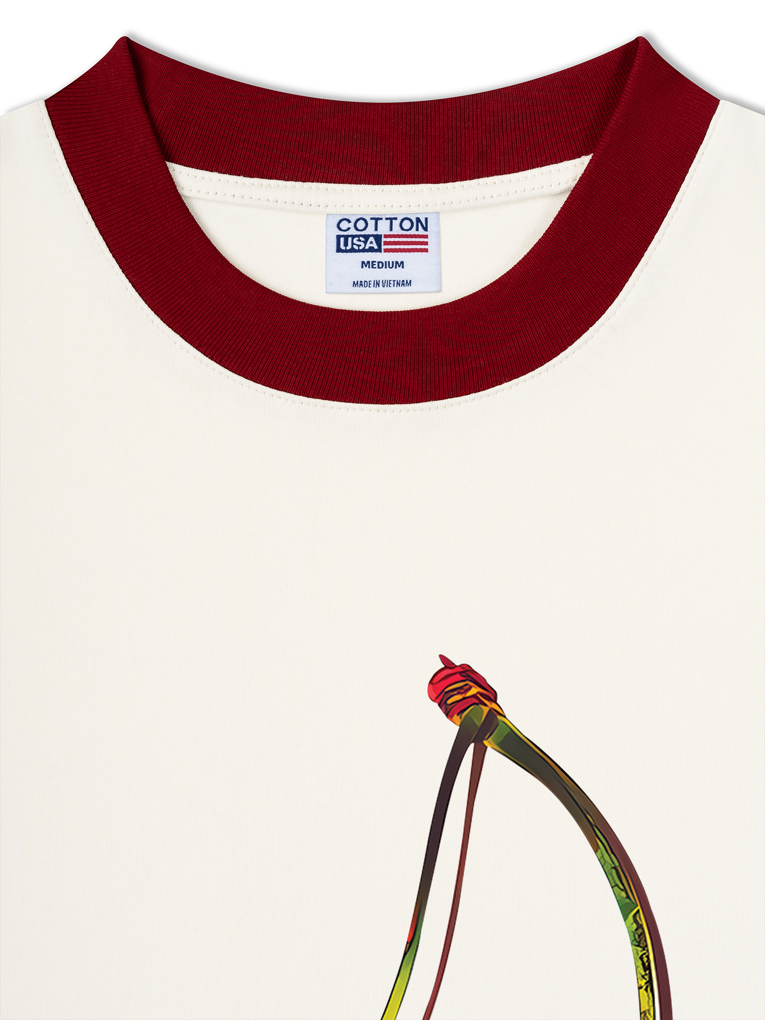 Áo Thun Ringer Relaxed Fit Cherry Bomb