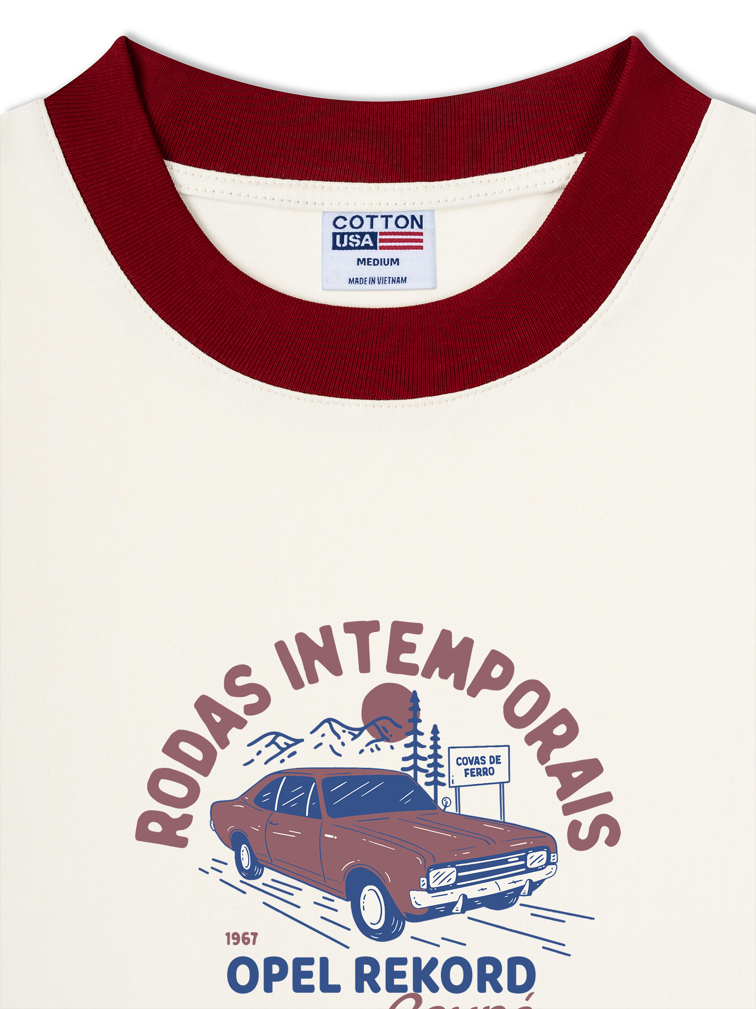 Áo Thun Ringer Relaxed Fit Road intempoais