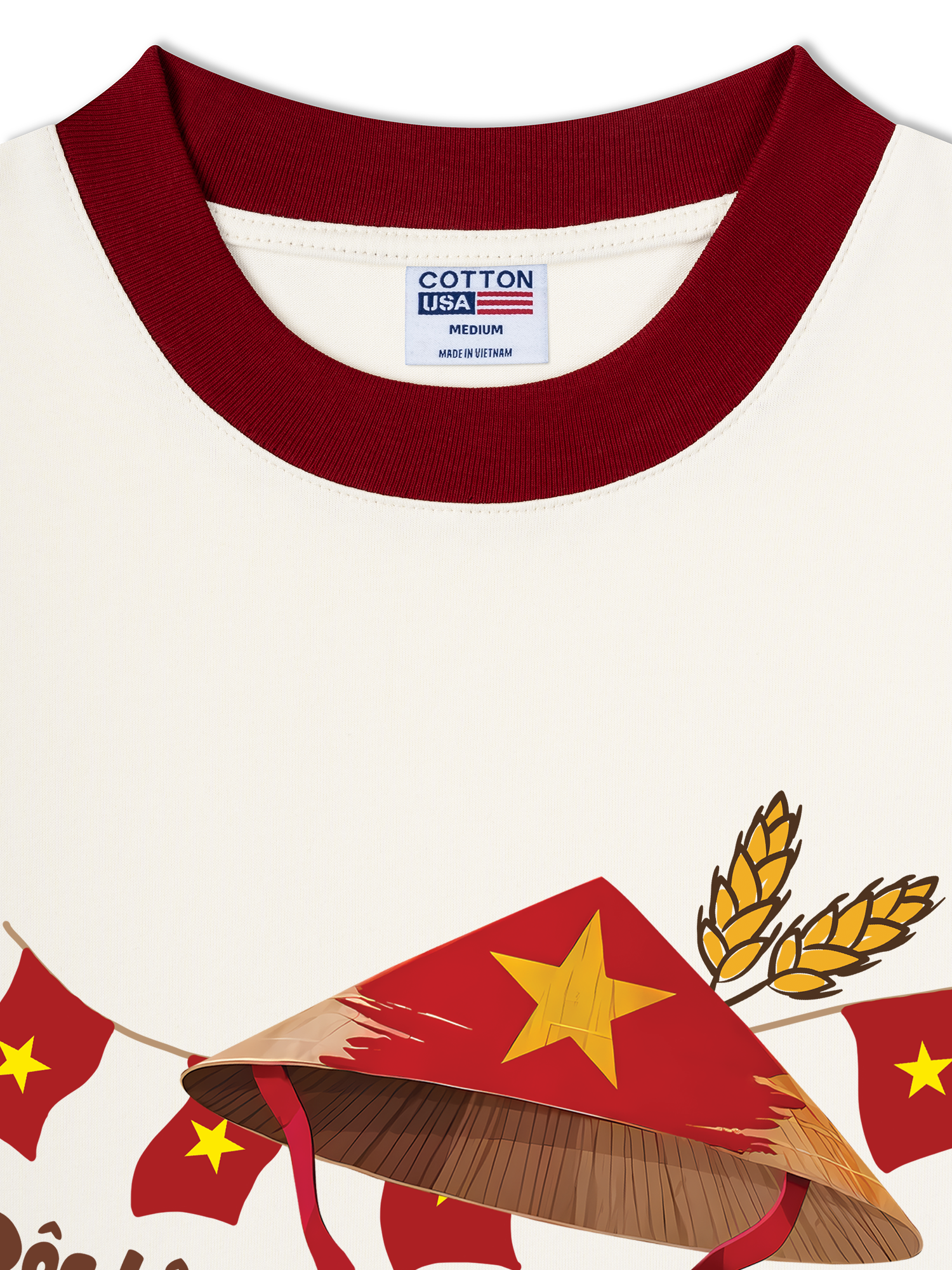 Áo Thun Ringer Relaxed Fit Tuyên Ngôn Độc Lập