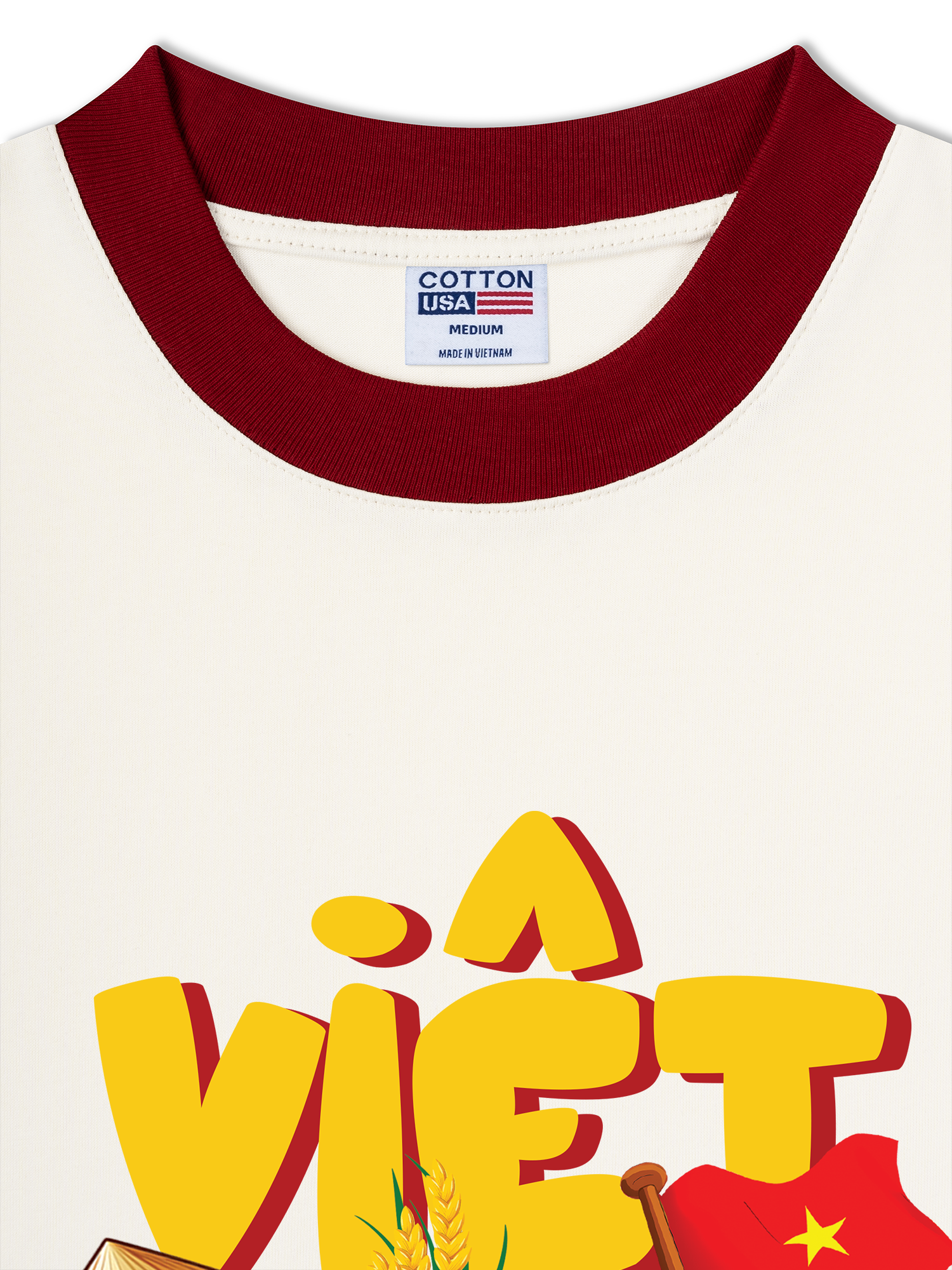 Áo Thun Ringer Relaxed Fit Việt Nam