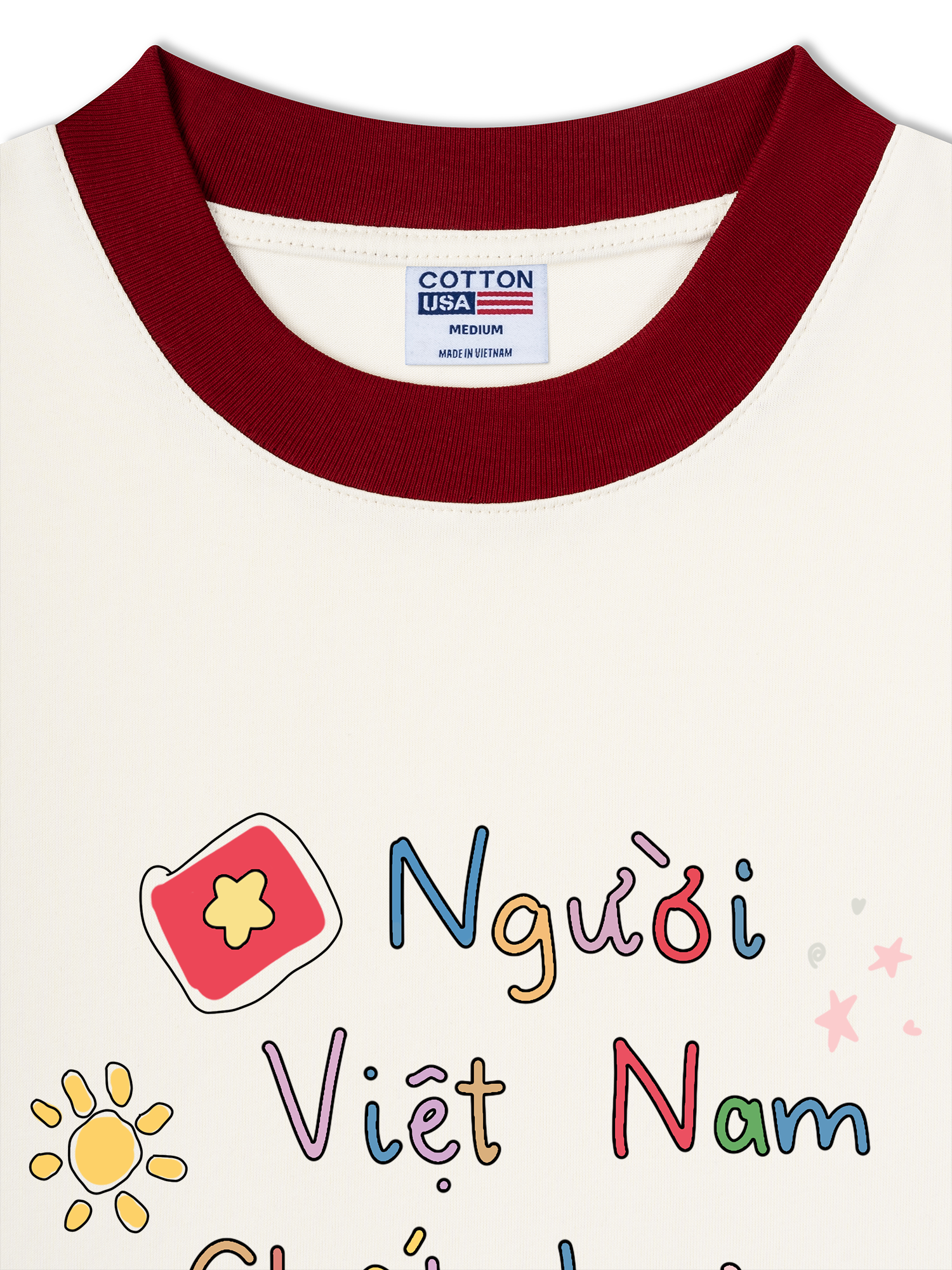 Áo Thun Ringer Relaxed Fit Người Việt Nam Chất Lượng Cao