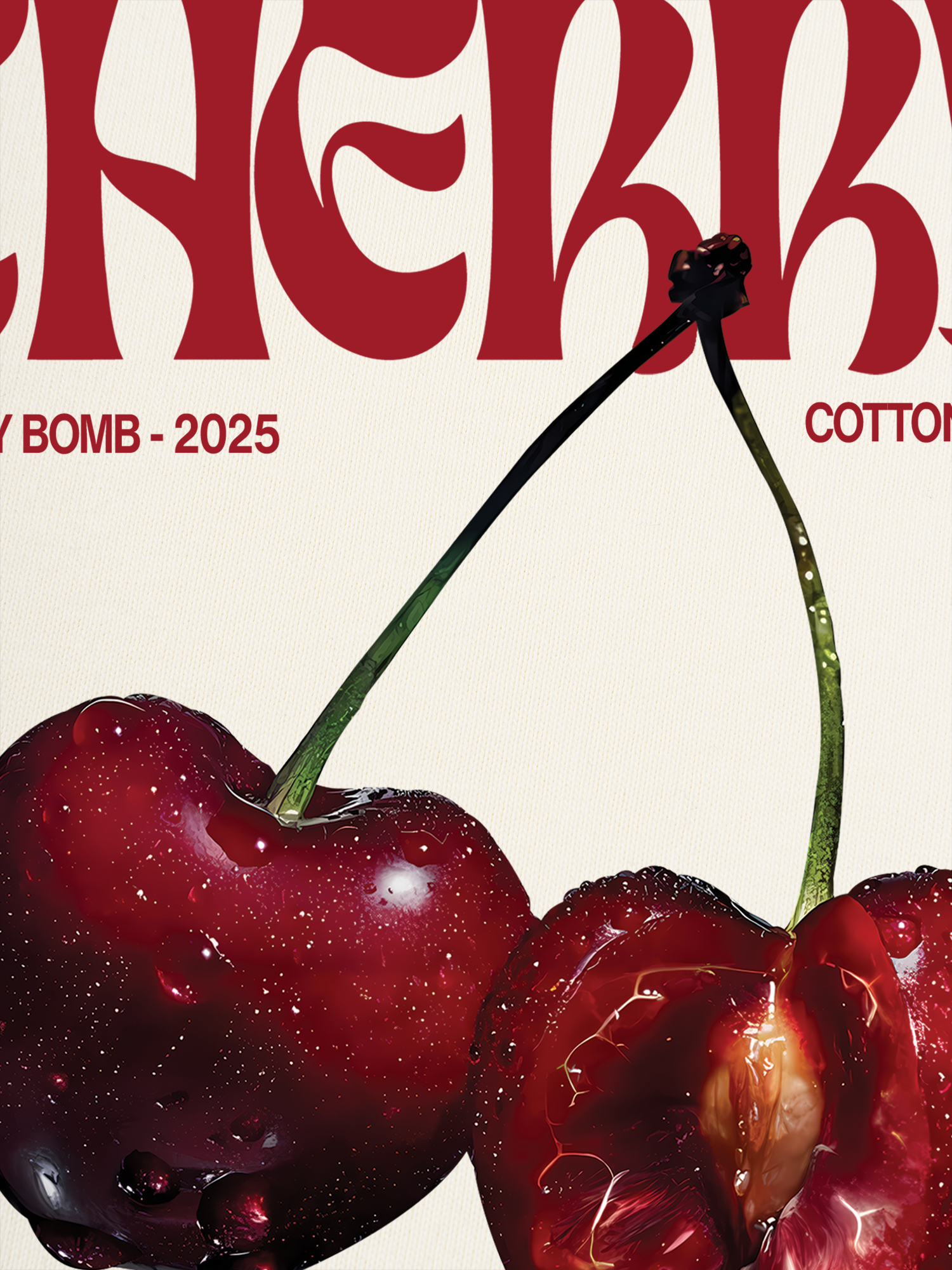 Áo Thun Ringer Relaxed Fit Cherry Freshty Fruit