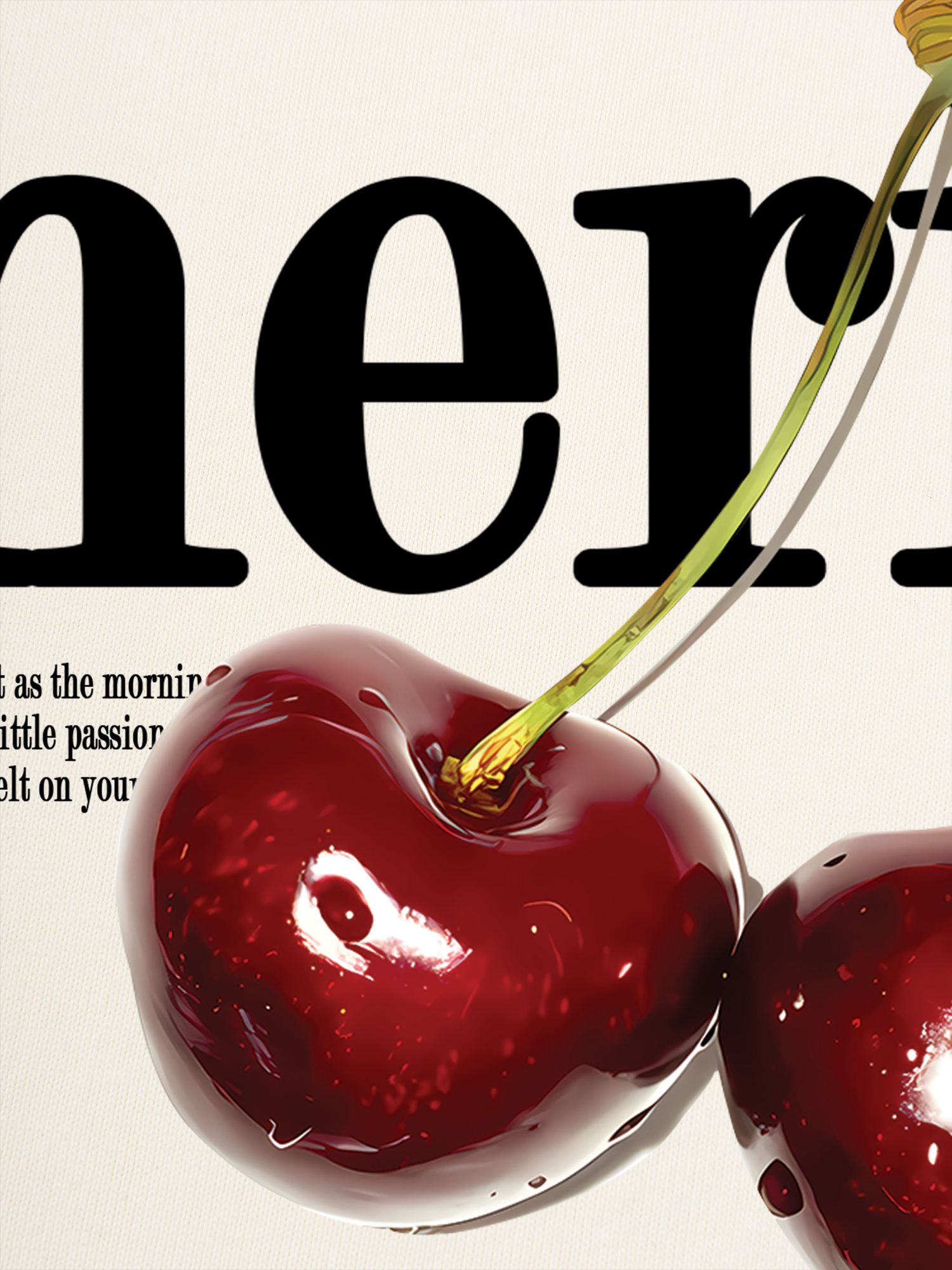 Áo Thun Ringer Relaxed Fit Cherry Fresh