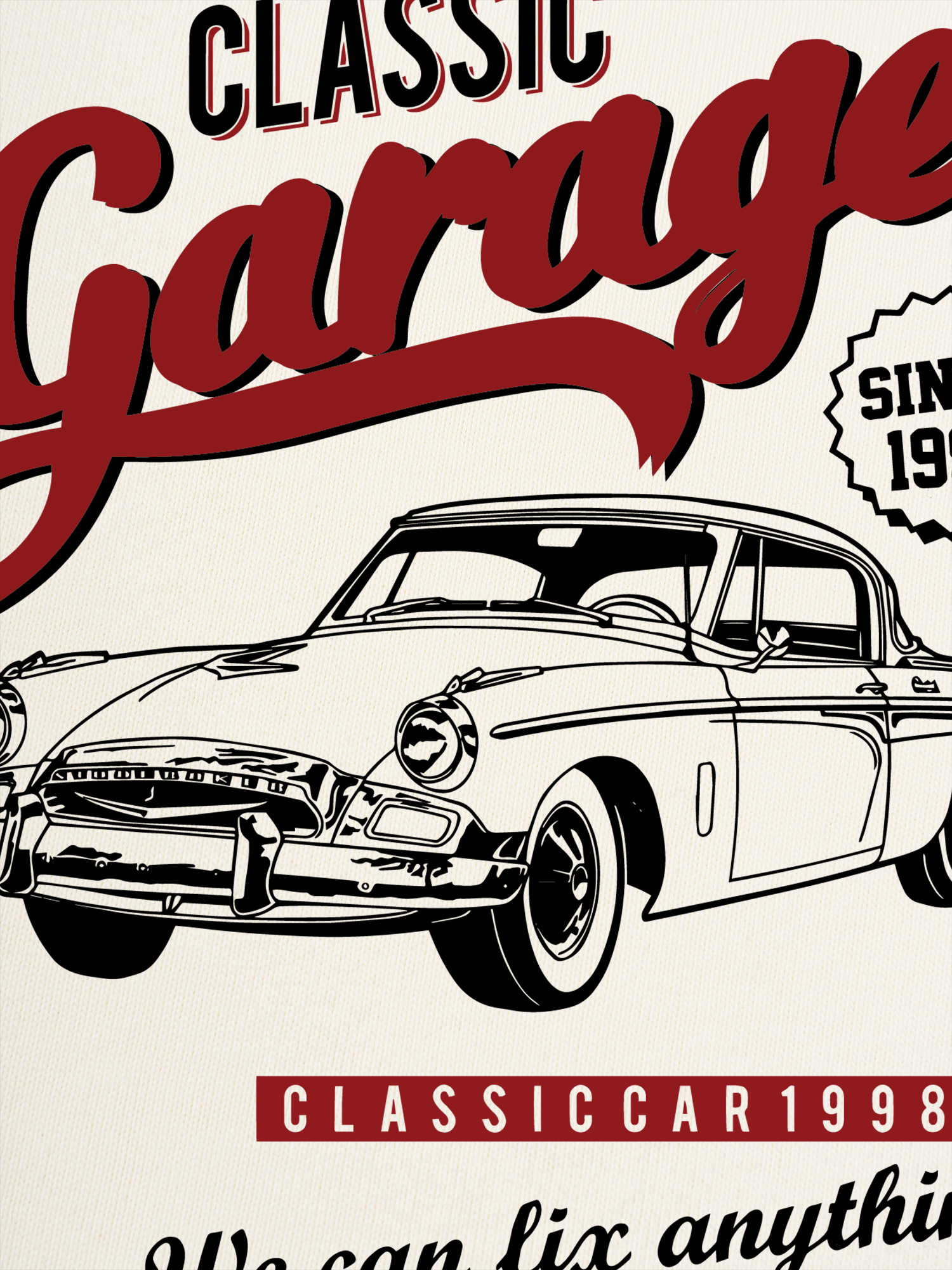 Áo Thun Ringer Relaxed Fit Classic Garage