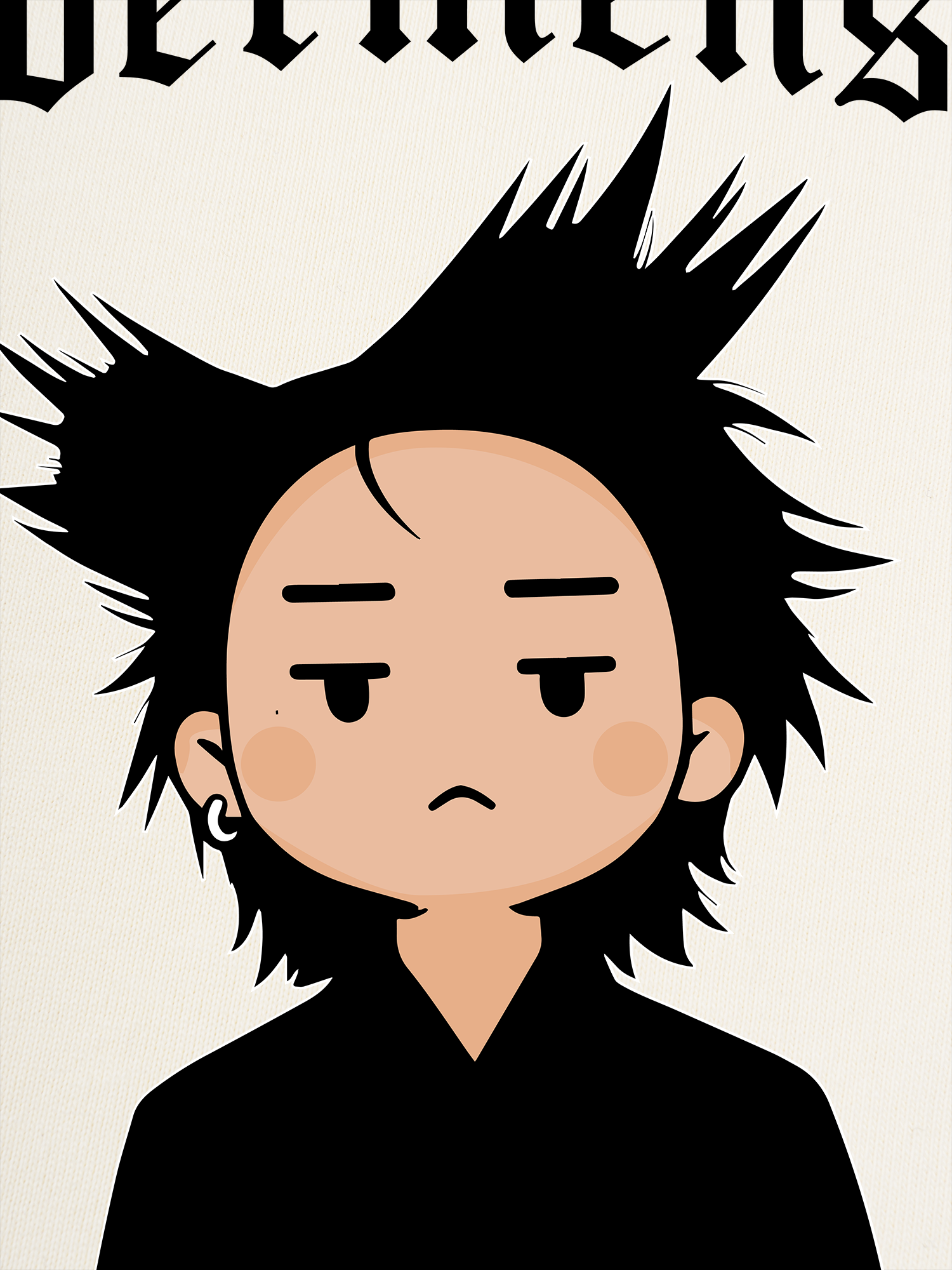 Áo Thun Ringer Relaxed Fit Cartoon GD Ubermensch