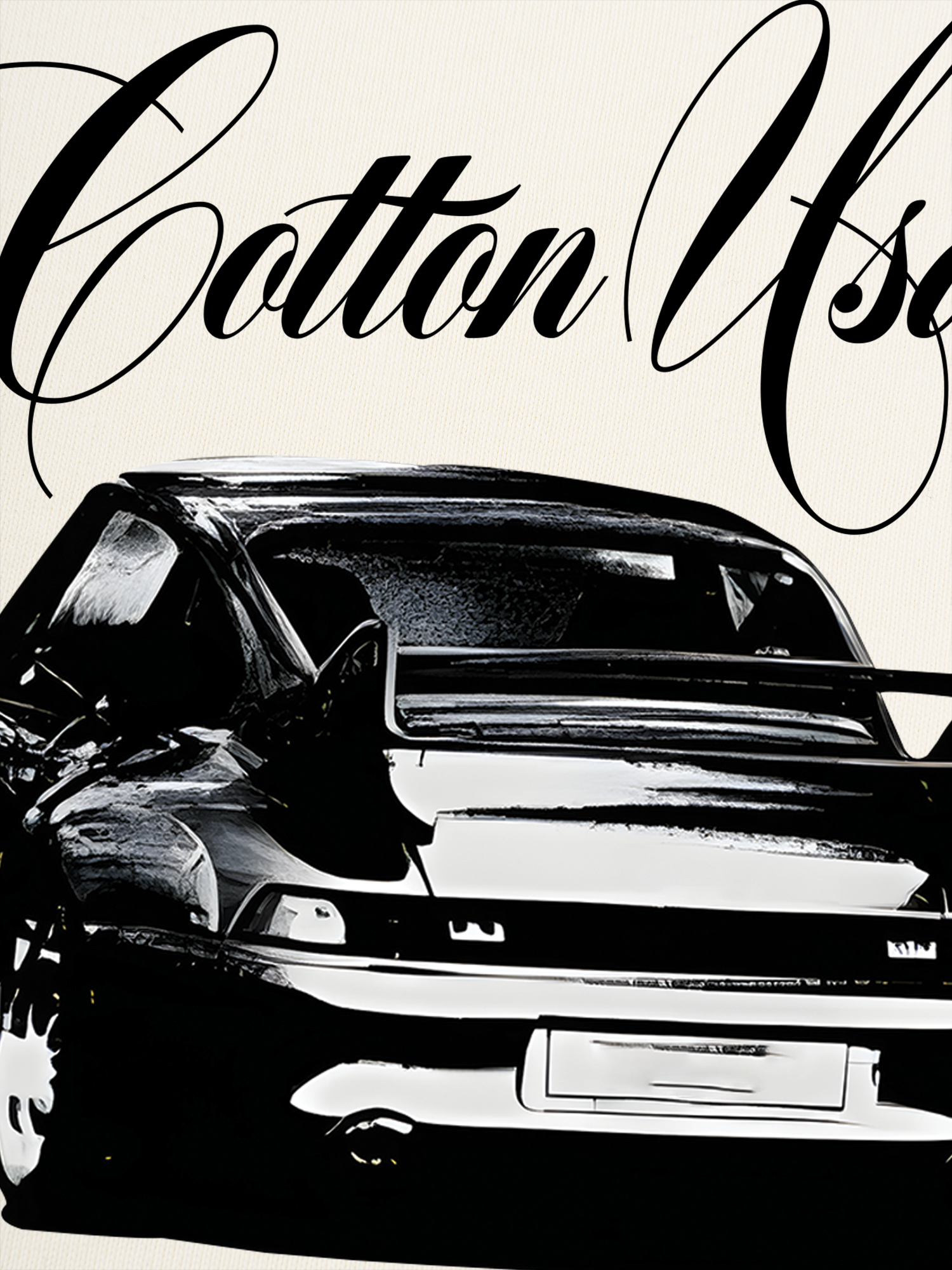 Áo Thun Ringer Relaxed Fit Classic Car Vintage Car