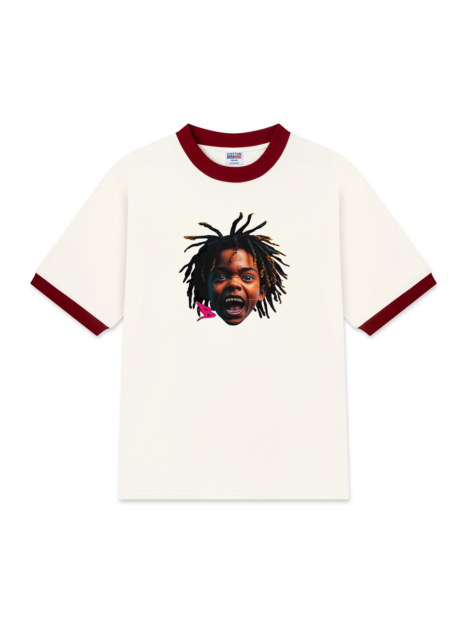 Áo Thun Ringer Relaxed Fit Rapper STAY RICH