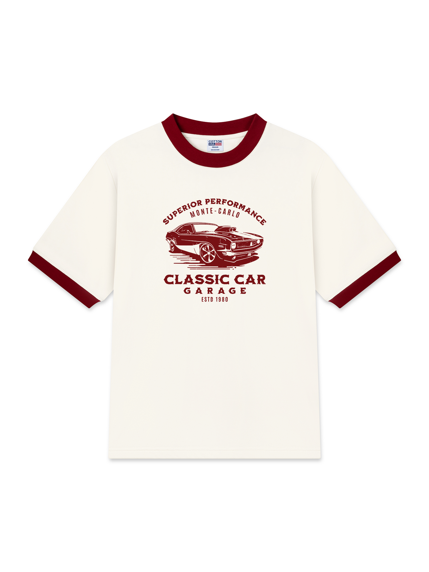 Áo Thun Ringer Relaxed Fit Superior Performance