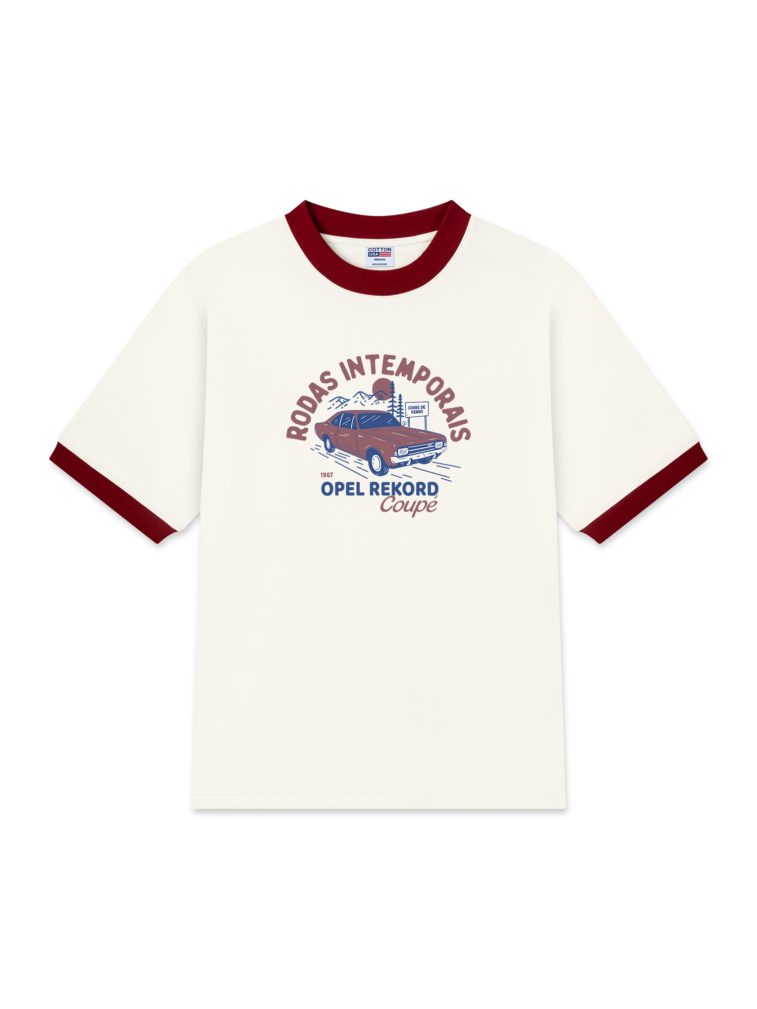 Áo Thun Ringer Relaxed Fit Road intempoais