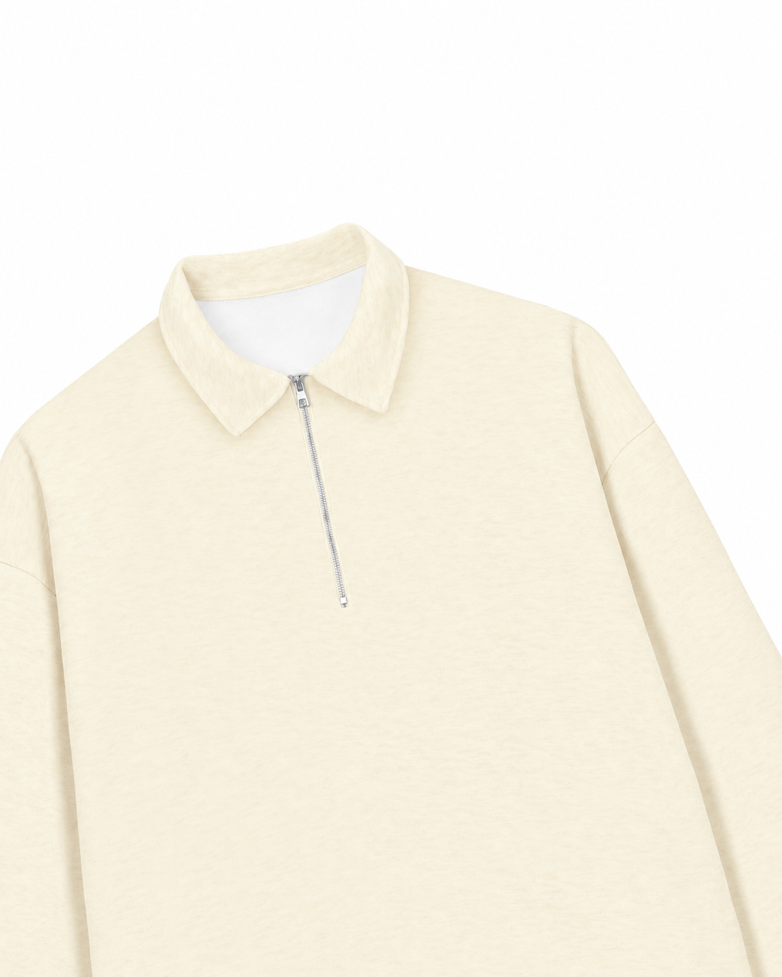 Áo Sweater Polo Nỉ Hai Da Cotton USA Basic