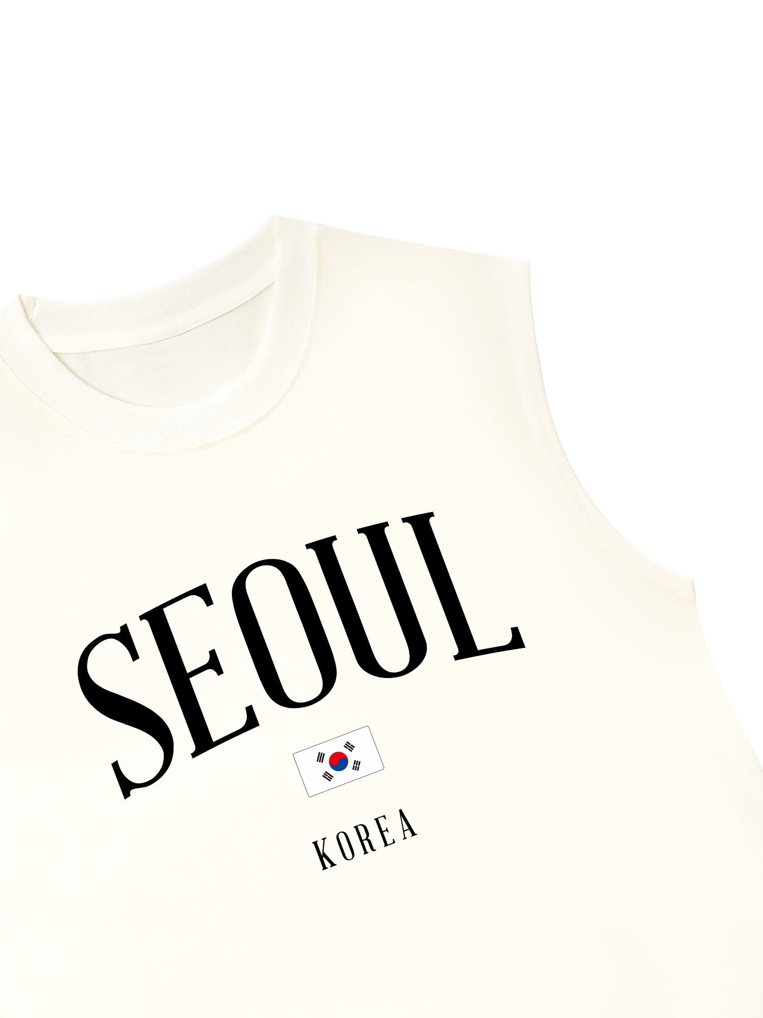 Áo Ba Lỗ Relaxed Fit Seoul Korea Classic