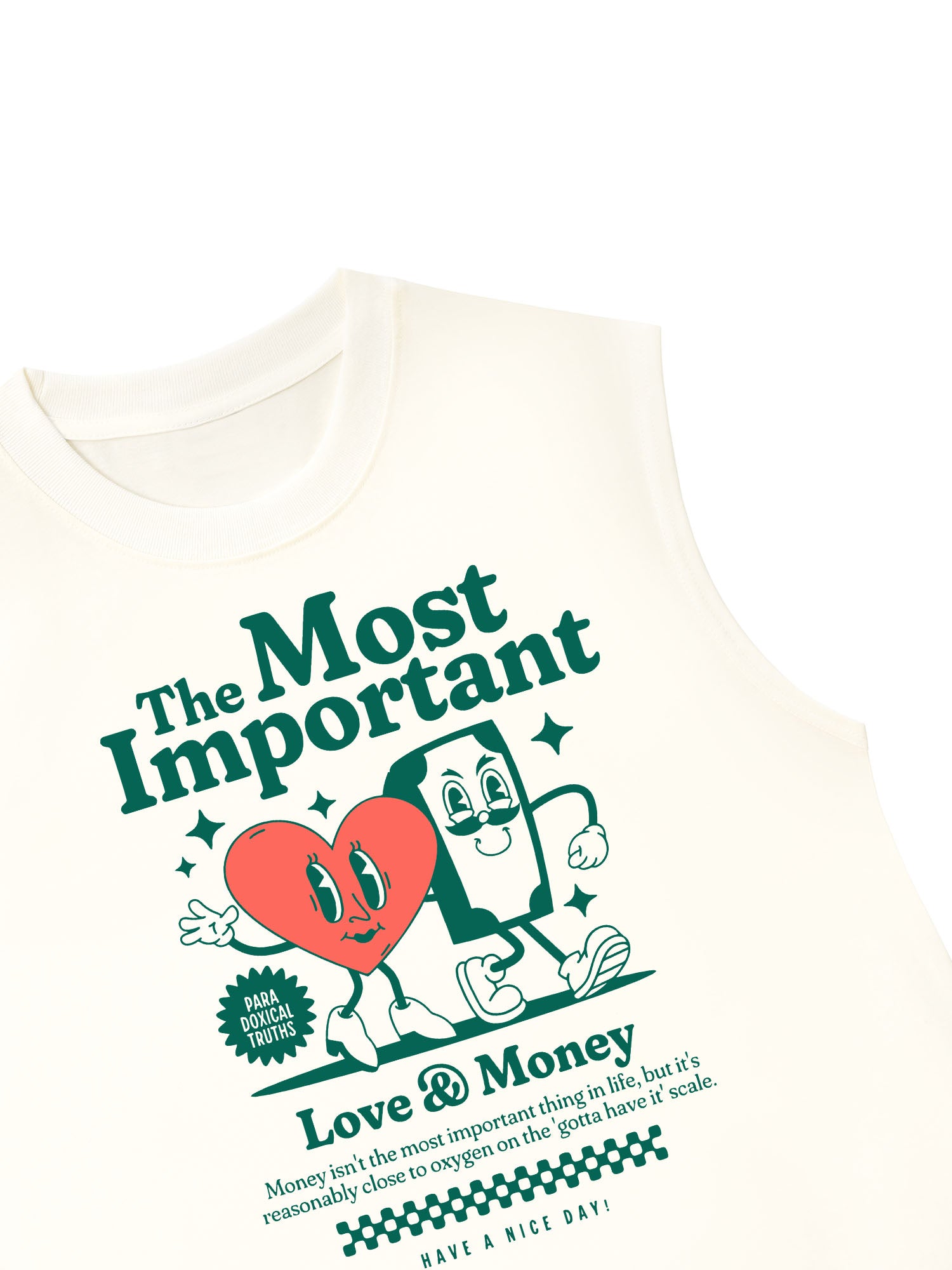 Áo Ba Lỗ Relaxed Fit Money The Most Important