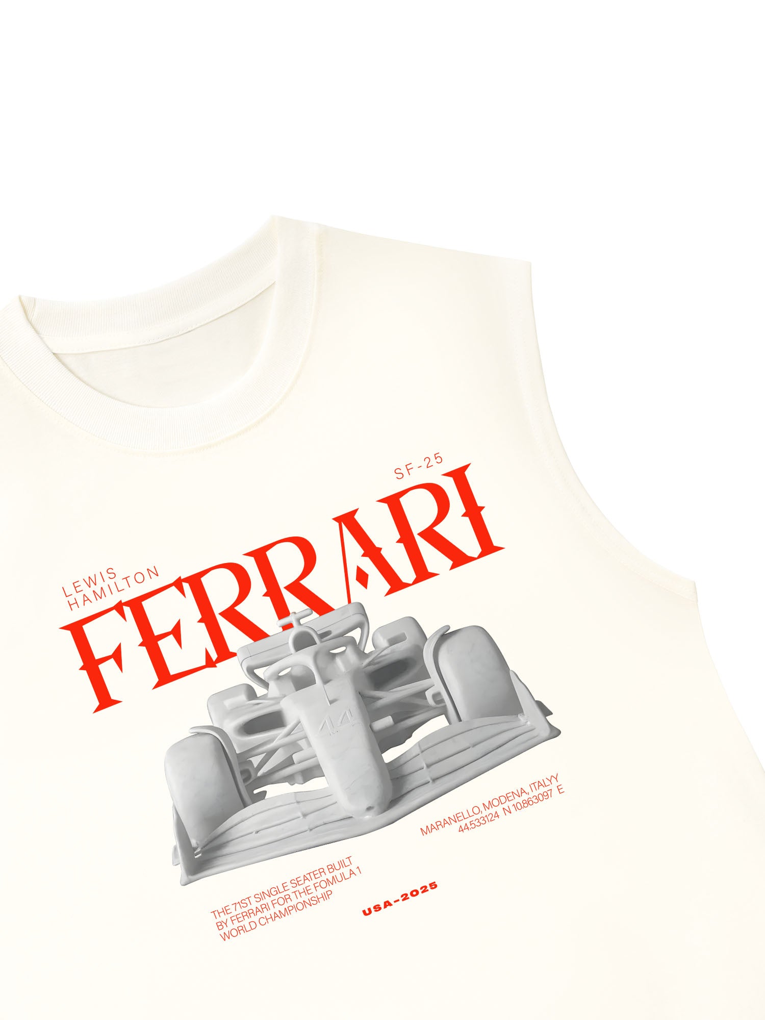 Áo Ba Lỗ Relaxed Fit Ferrari Maranello Modena