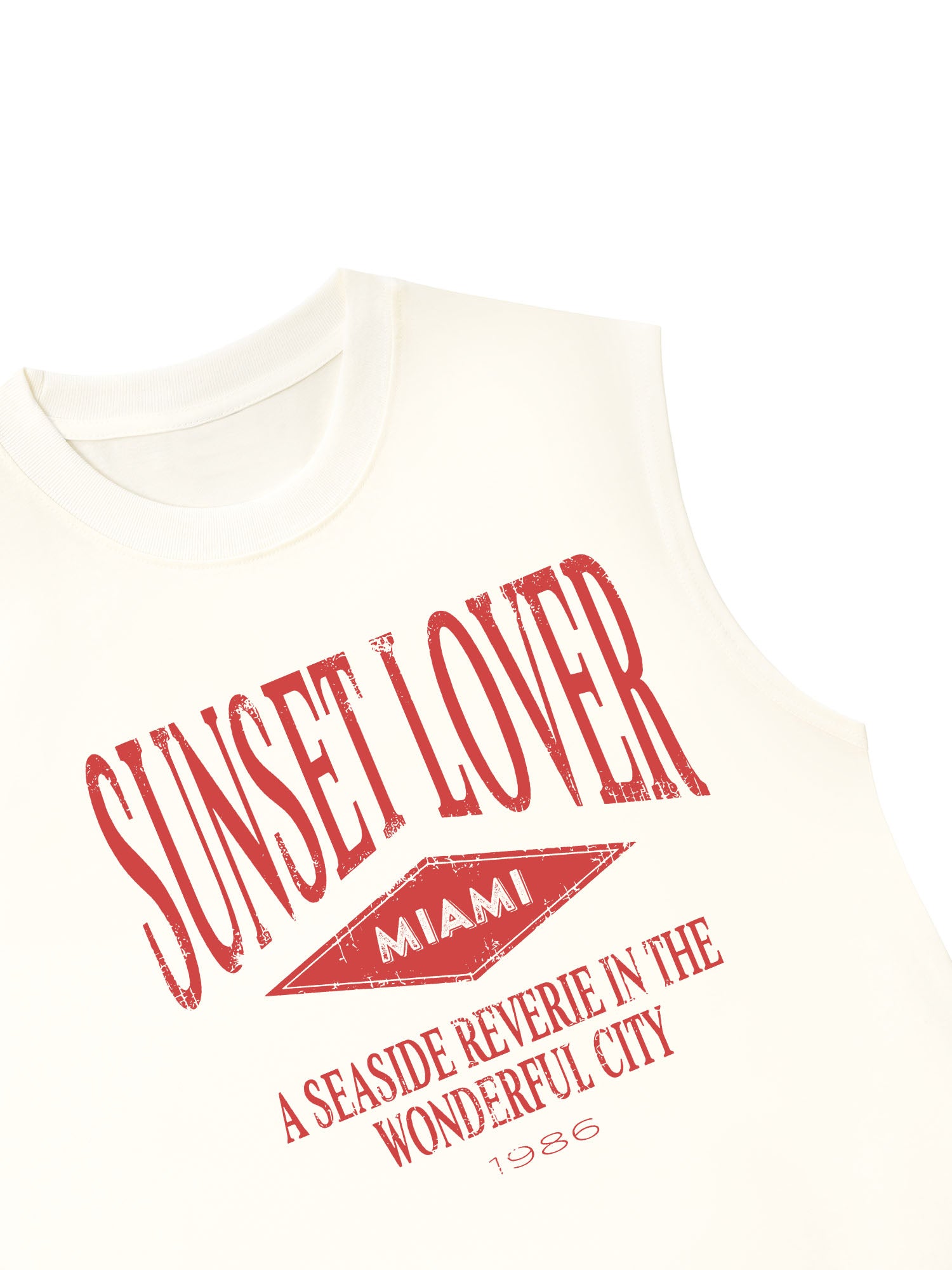 Áo Ba Lỗ Relaxed Fit City Sunset Lover Miami