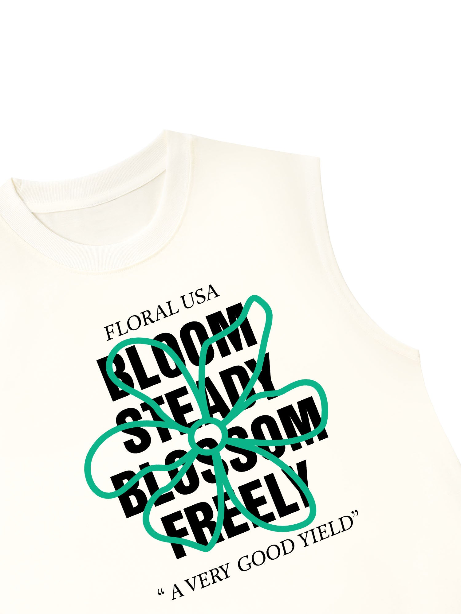 Áo Ba Lỗ Relaxed Fit Floral Bloom Steady