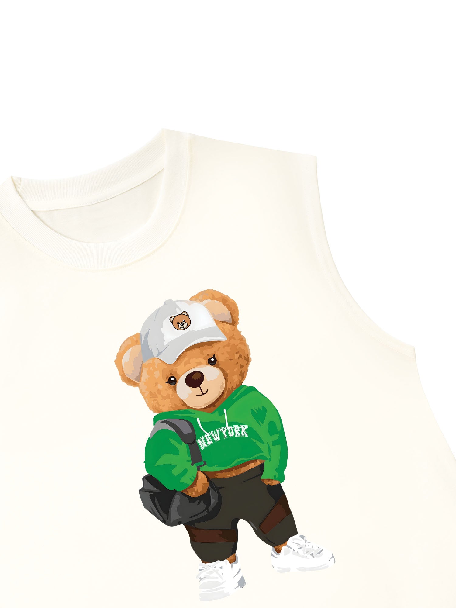 Áo Ba Lỗ Relaxed Fit Sporty Bear