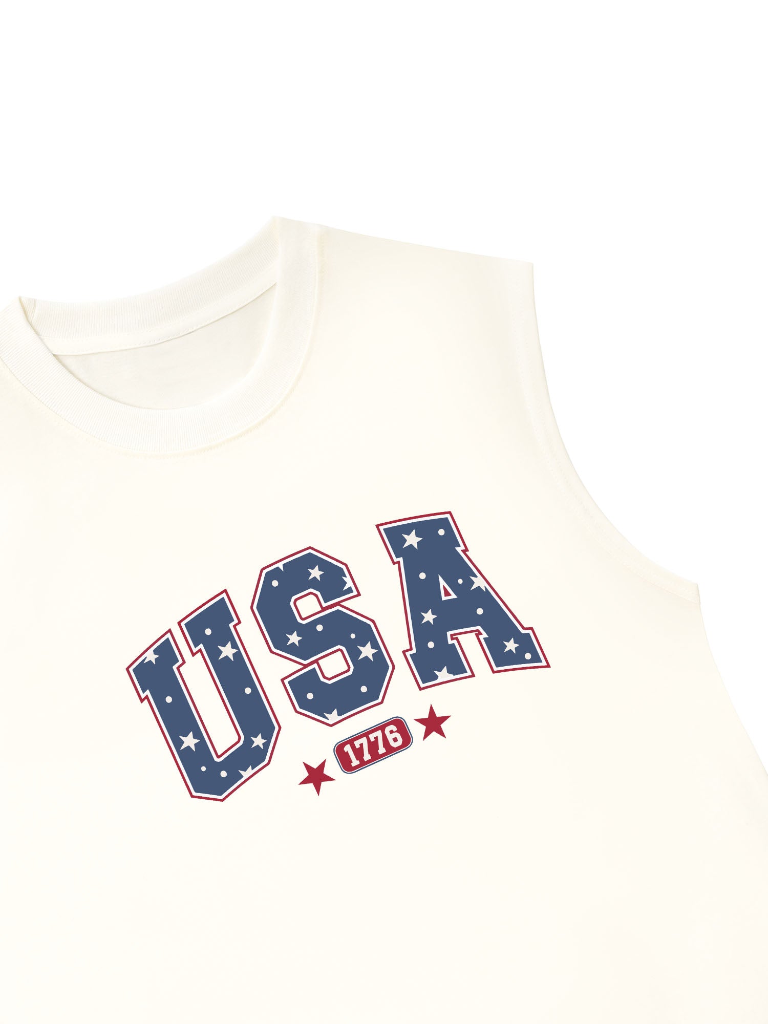 Áo Ba Lỗ Relaxed Fit USA Retro Star
