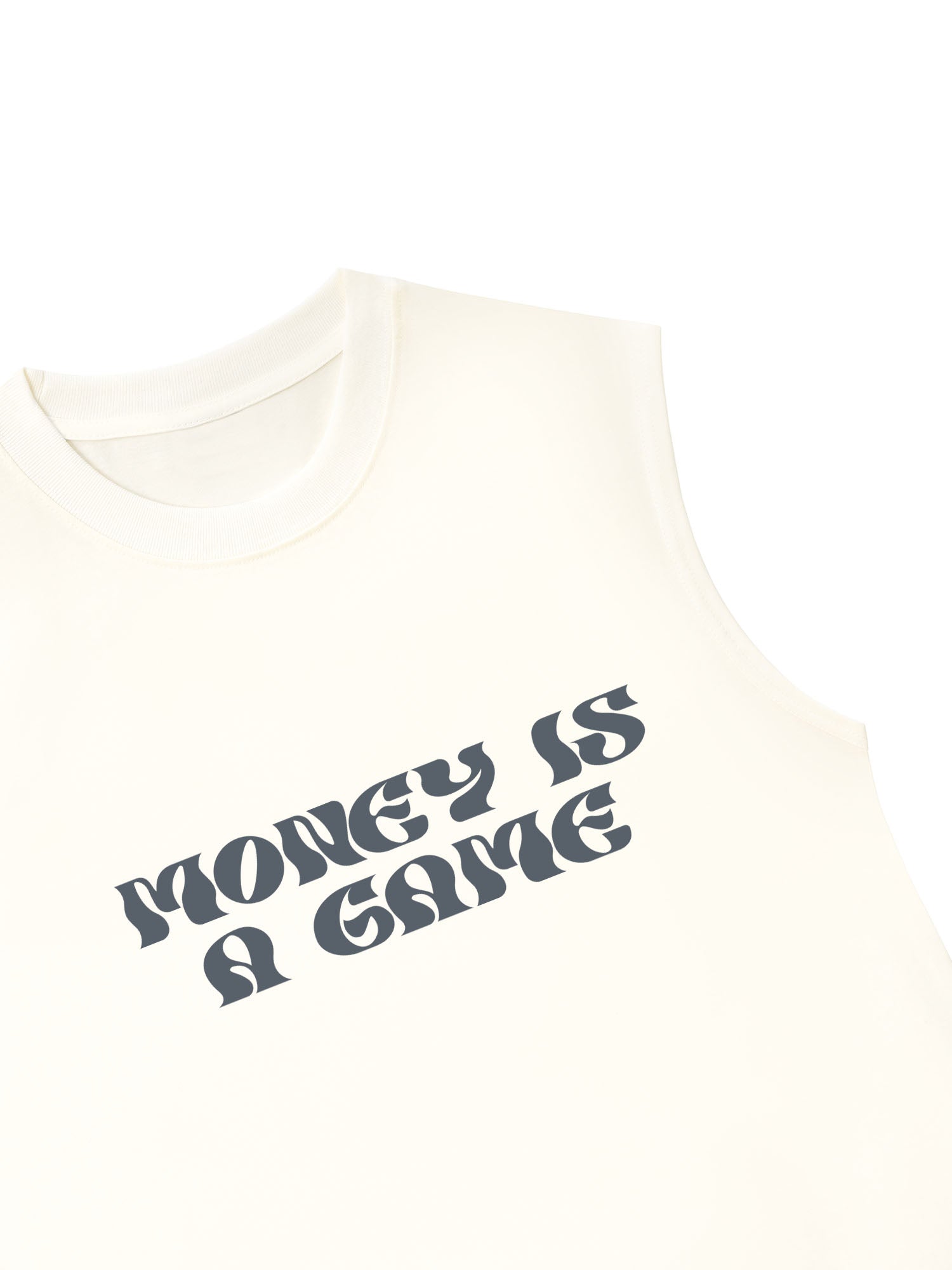 Áo Ba Lỗ Relaxed Fit Money Is A Game
