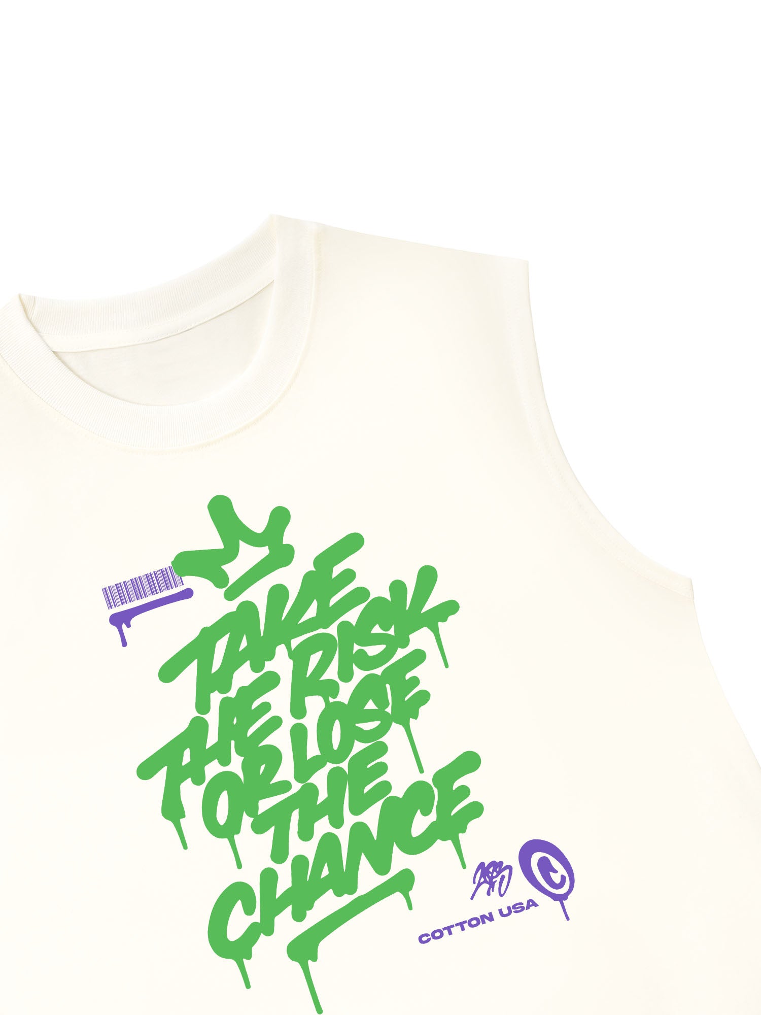 Áo Ba Lỗ Relaxed Fit Money Take The Risk