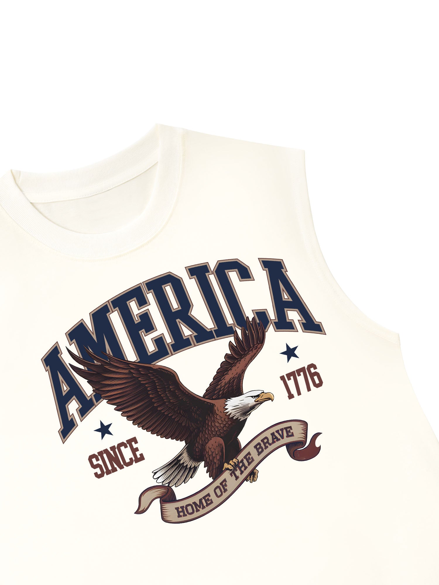 Áo Ba Lỗ Relaxed Fit USA Home Of The Brave
