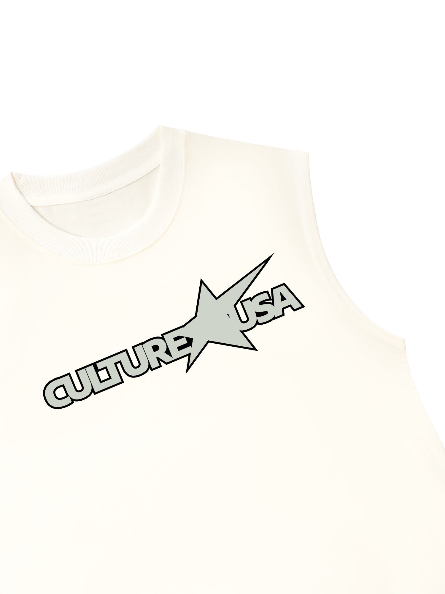 Áo Ba Lỗ Relaxed Fit USA Culture Star