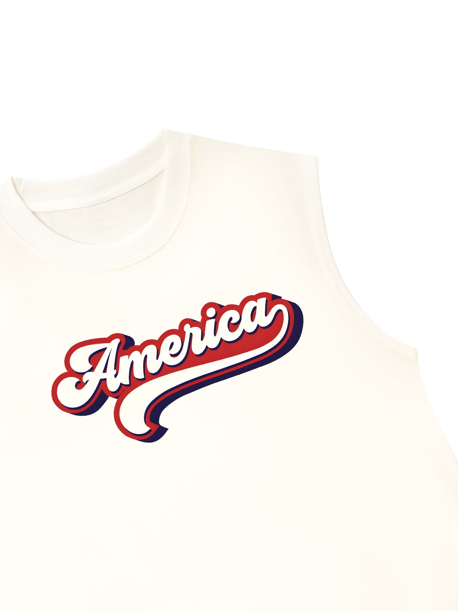Áo Ba Lỗ Relaxed Fit USA Vintage America