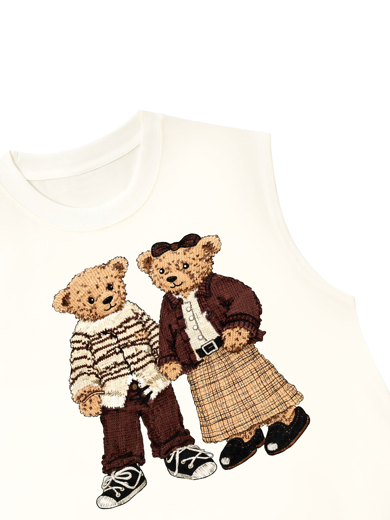 Áo Ba Lỗ Relaxed Fit Couple Bear