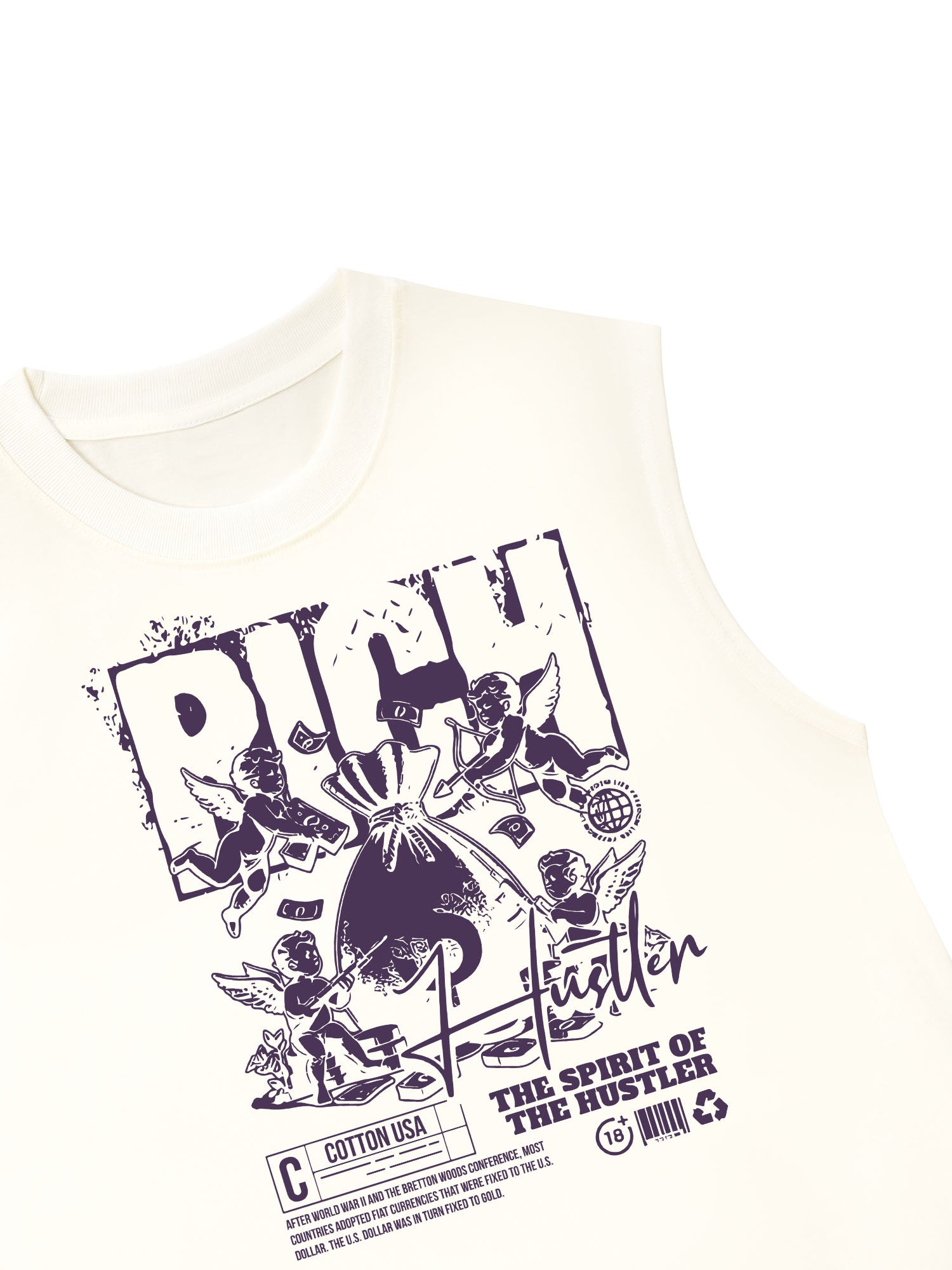 Áo Ba Lỗ Relaxed Fit Money The Spirit Of The Hustler