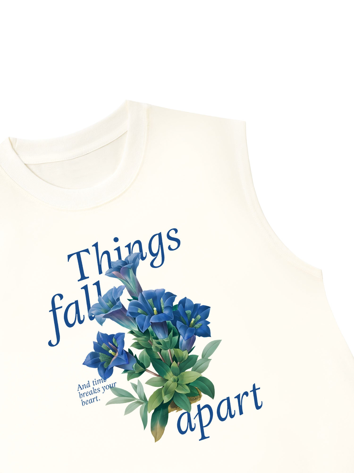Áo Ba Lỗ Relaxed Fit Floral Things Fall Apart