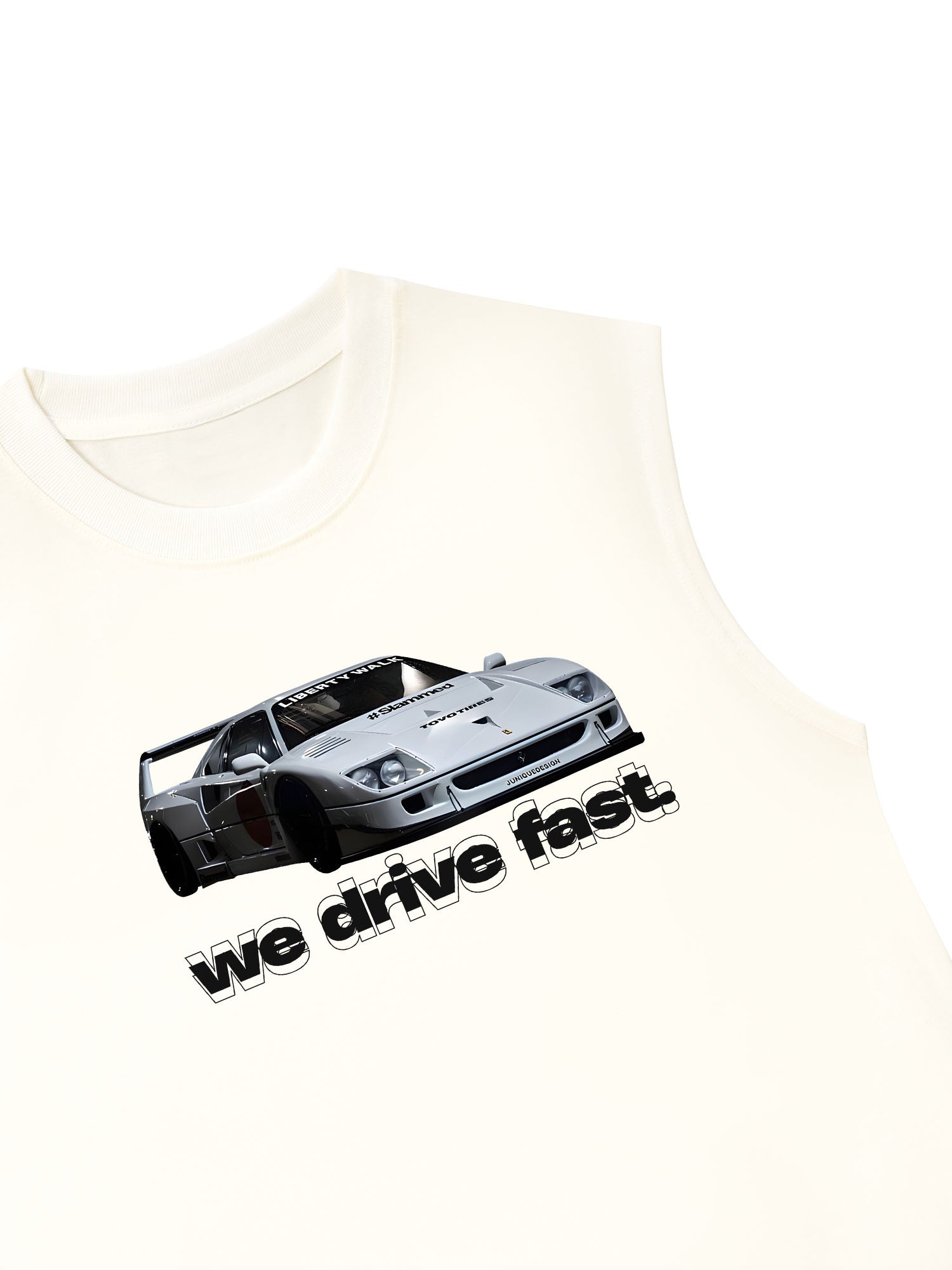 Áo Ba Lỗ Relaxed Fit Ferrari We Drive Fast