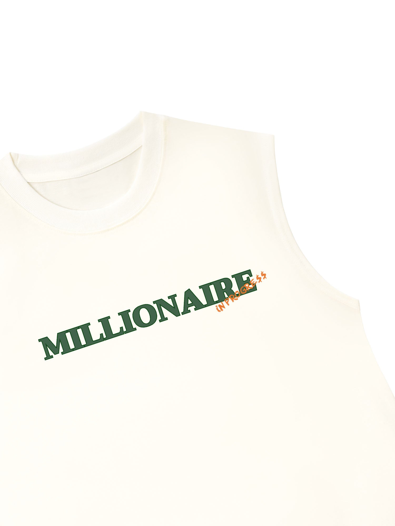 Áo Ba Lỗ Relaxed Fit Money Millionaire In Progress