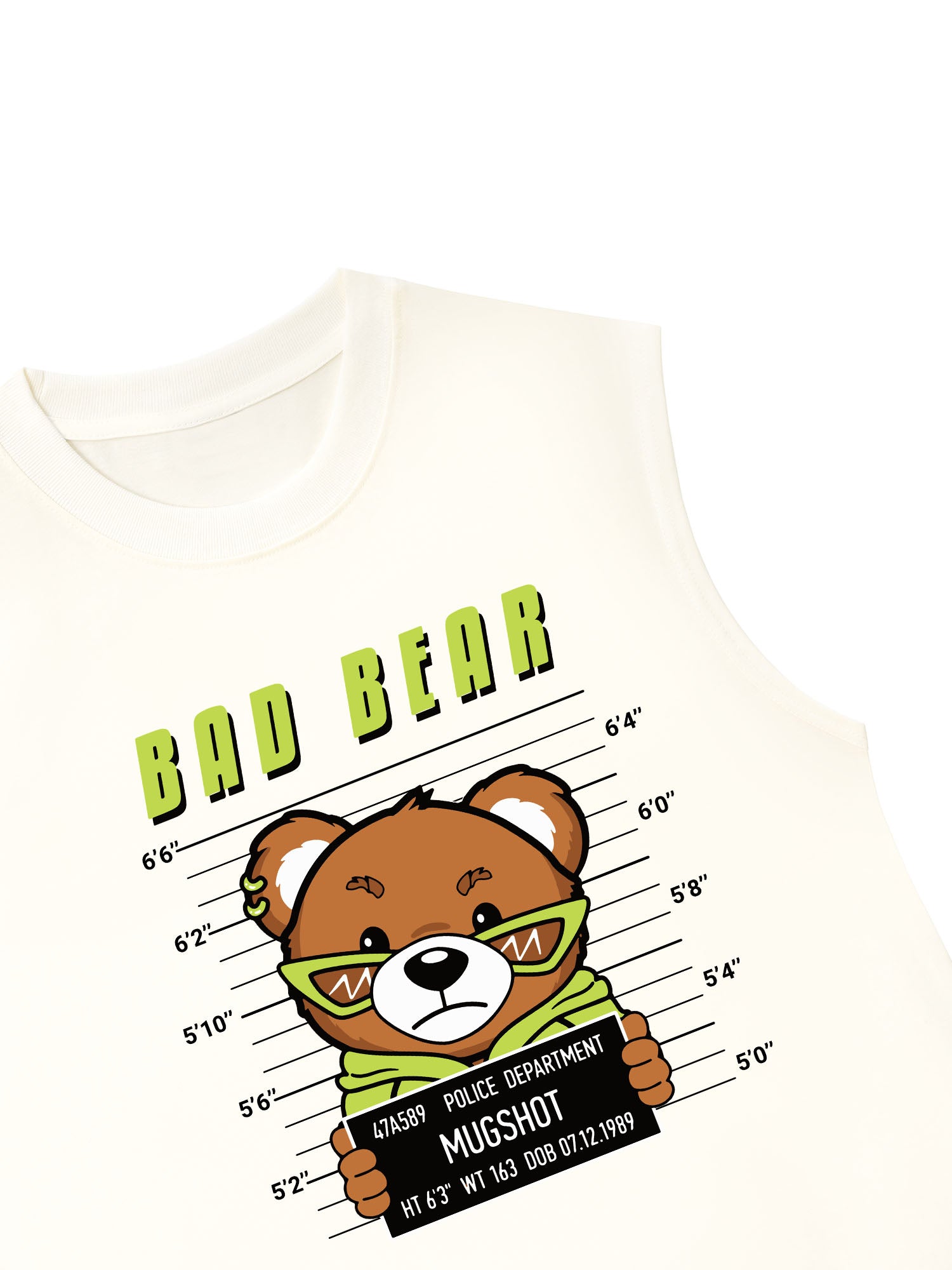 Áo Ba Lỗ Relaxed Fit Bad Bear