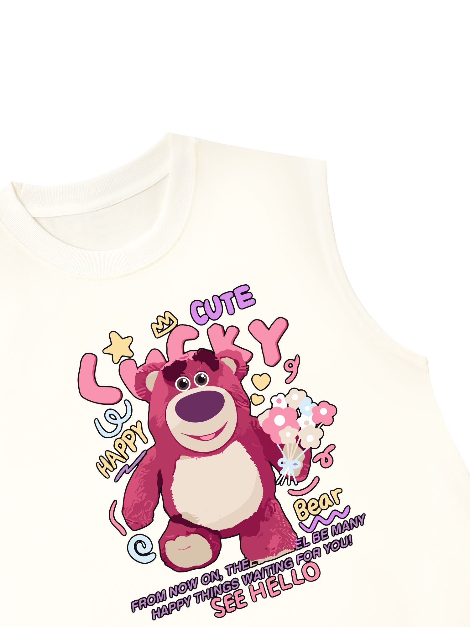 Áo Ba Lỗ Relaxed Fit Lucky Bear