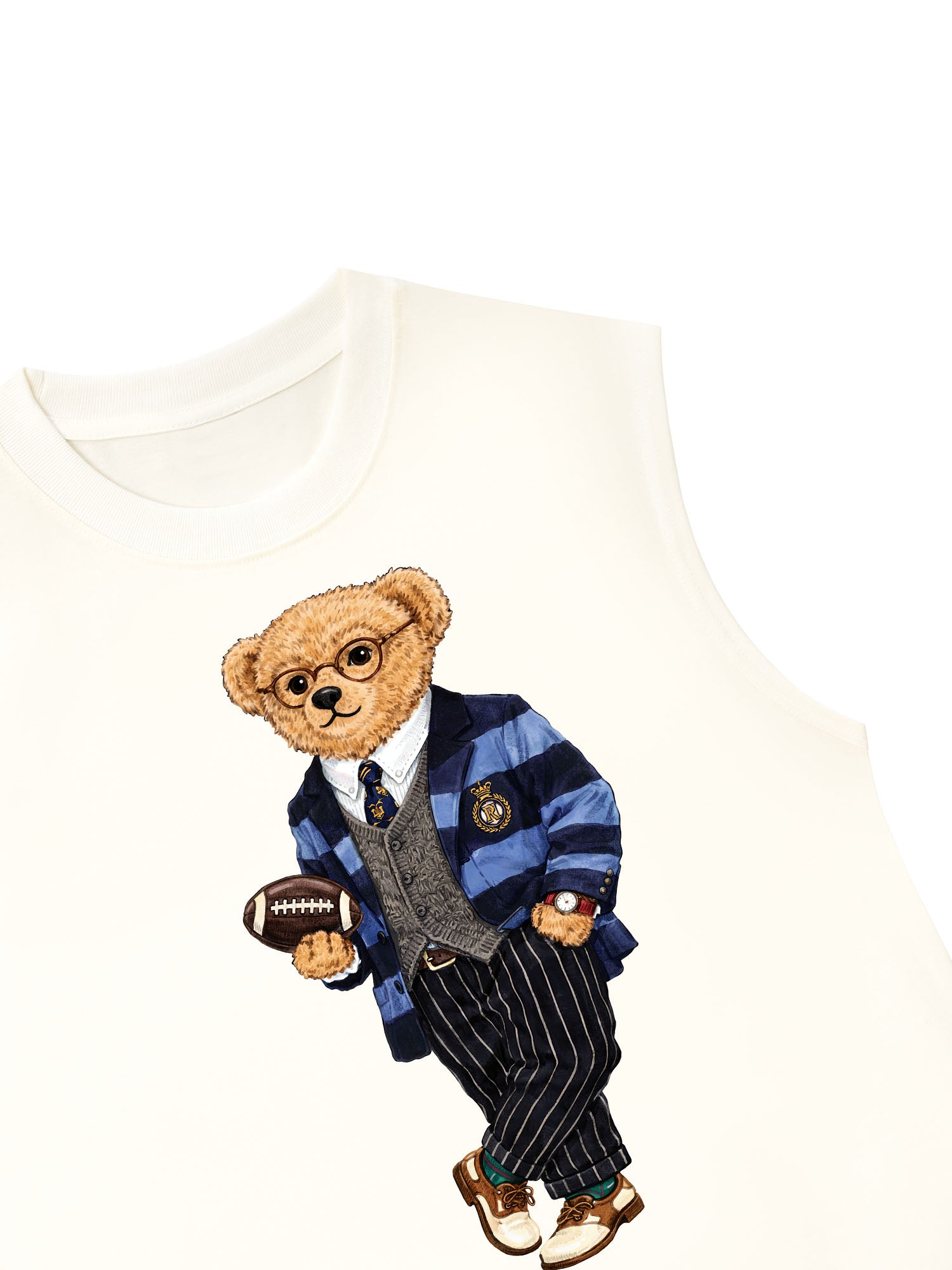 Áo Ba Lỗ Relaxed Fit Smart Bear