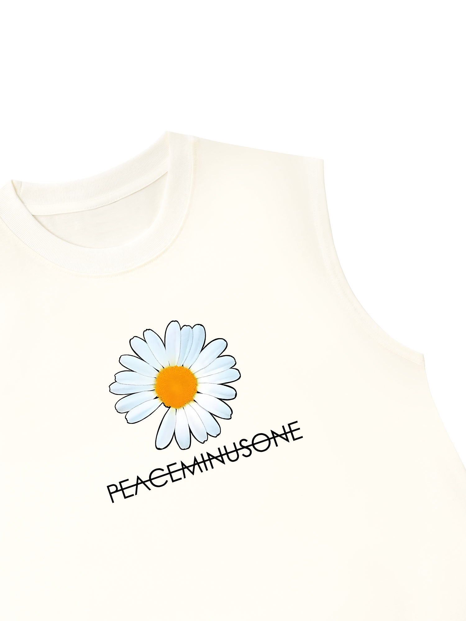 Áo Ba Lỗ Relaxed Fit Floral Peace Minusone