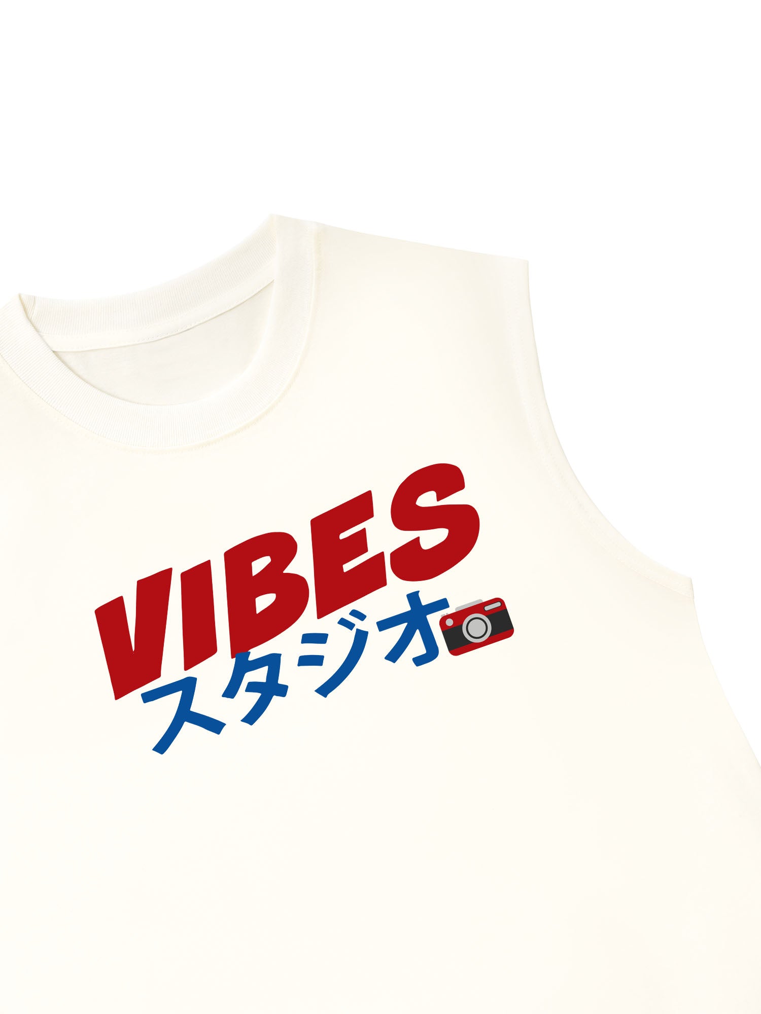 Áo Ba Lỗ Relaxed Fit Vibes Japan