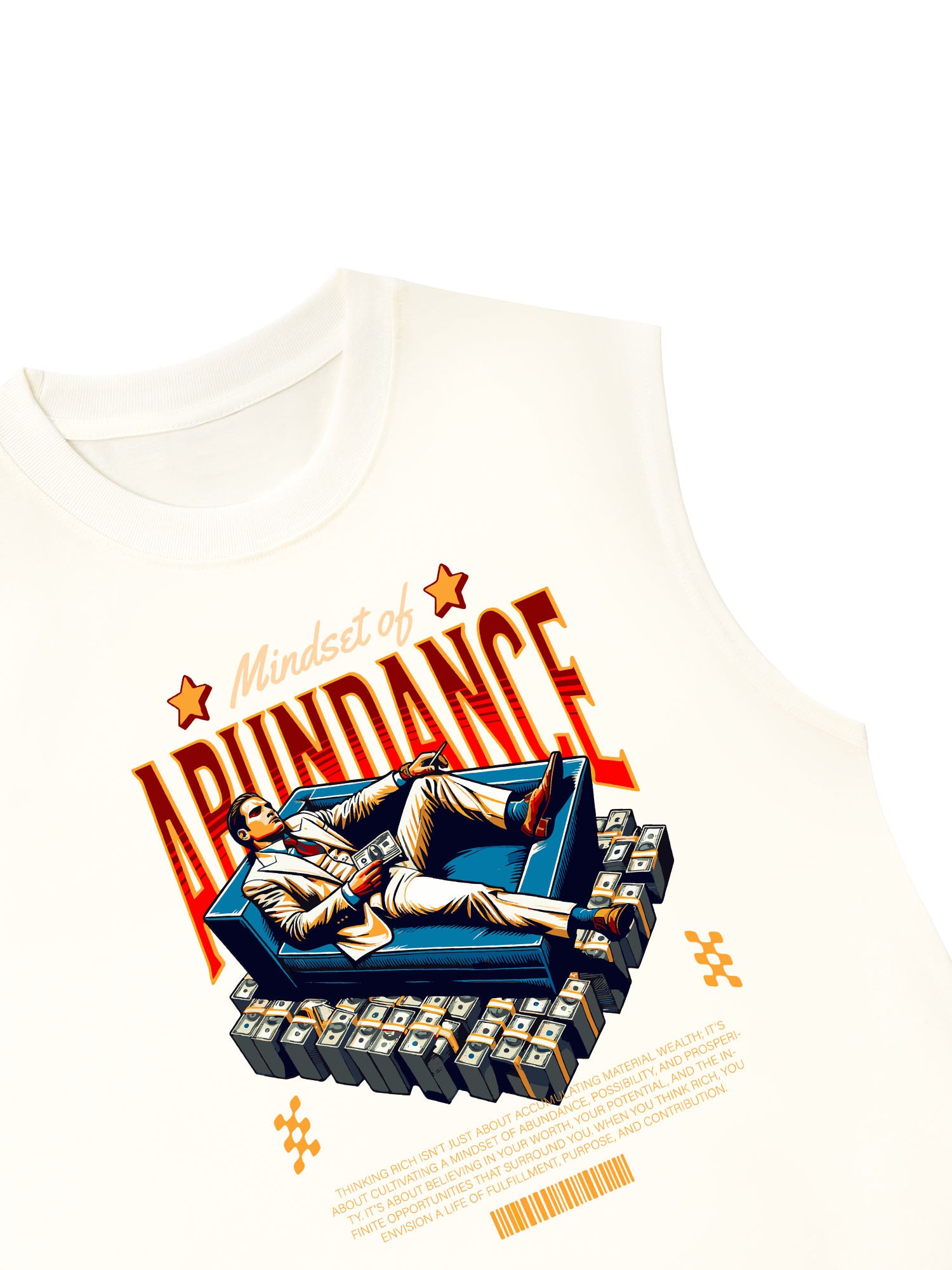 Áo Ba Lỗ Relaxed Fit Money Mindset Of Abundance