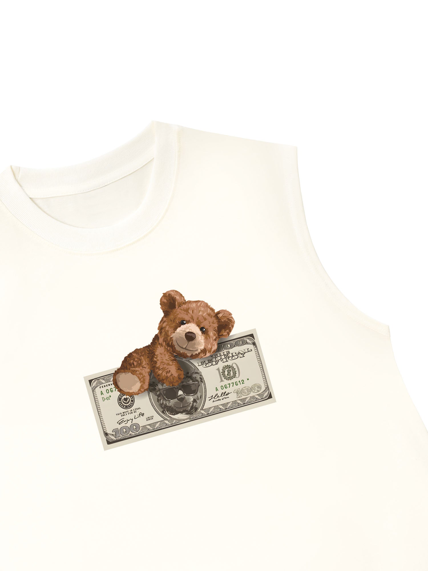 Áo Ba Lỗ Relaxed Fit Teddy Dolar
