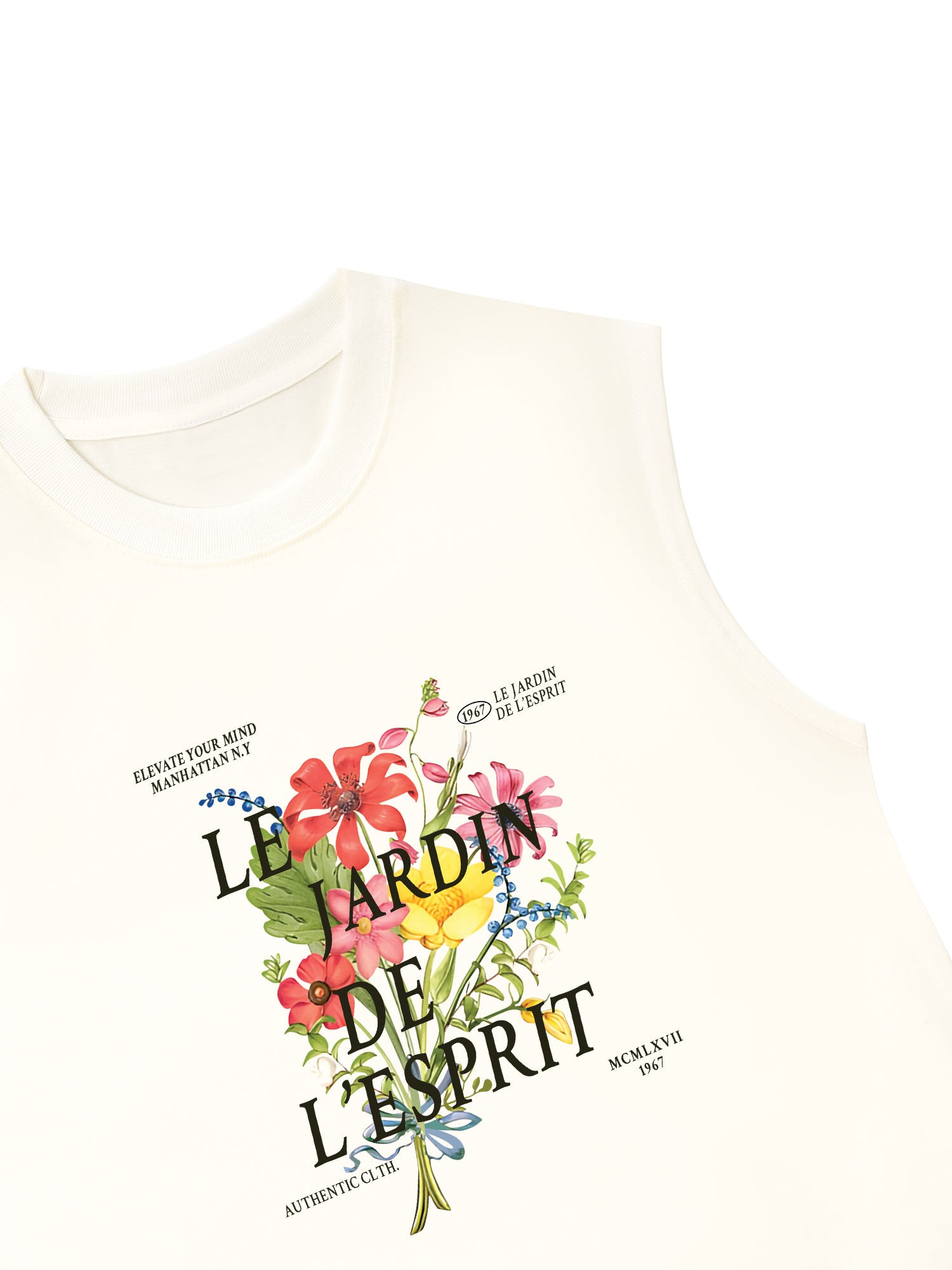Áo Ba Lỗ Relaxed Fit Floral Authentic