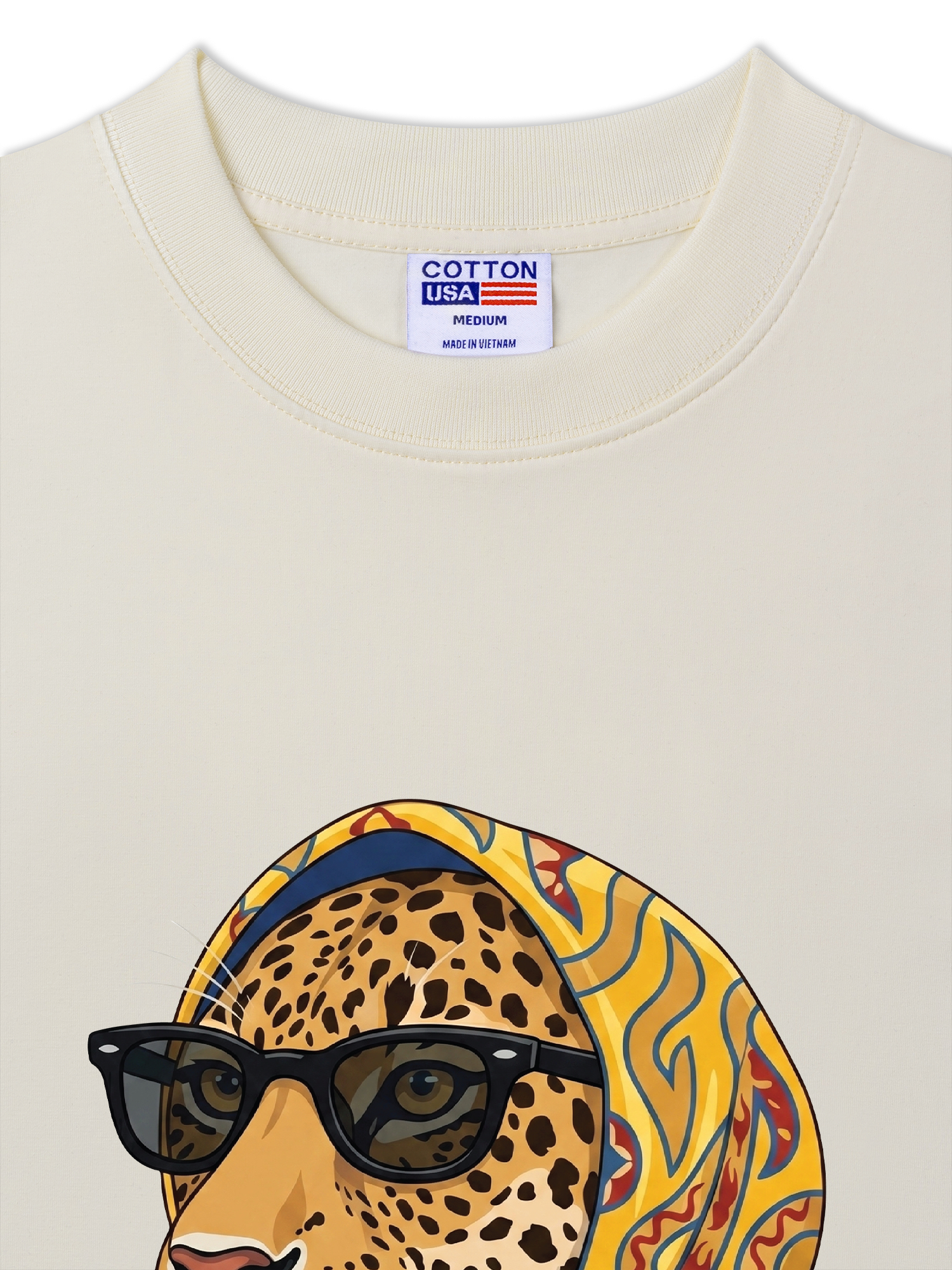 Áo Thun Relaxed Fit Urban Leopard Safari Chic
