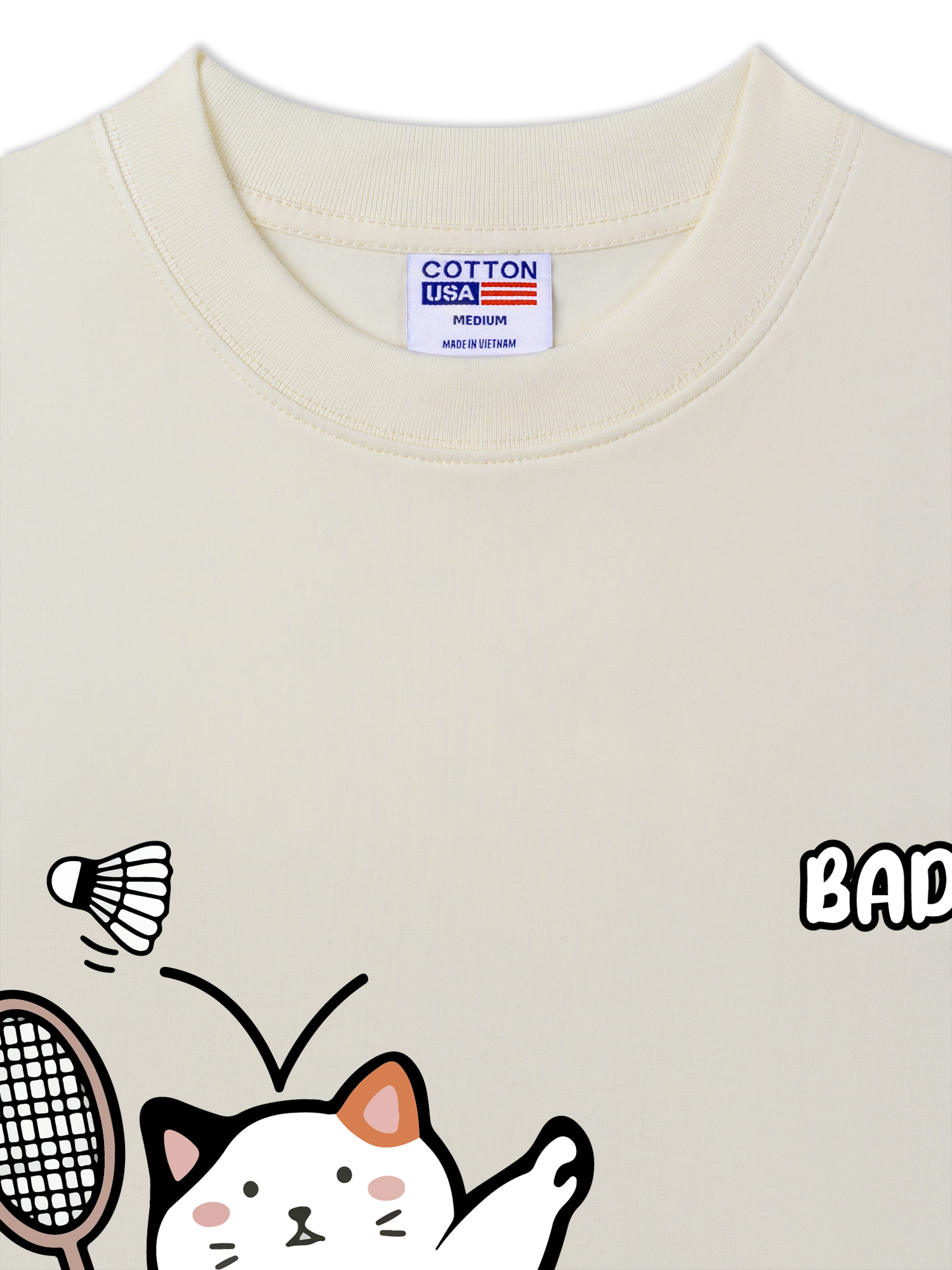 Áo Thun Relaxed Fit Badminton Jumping Smash