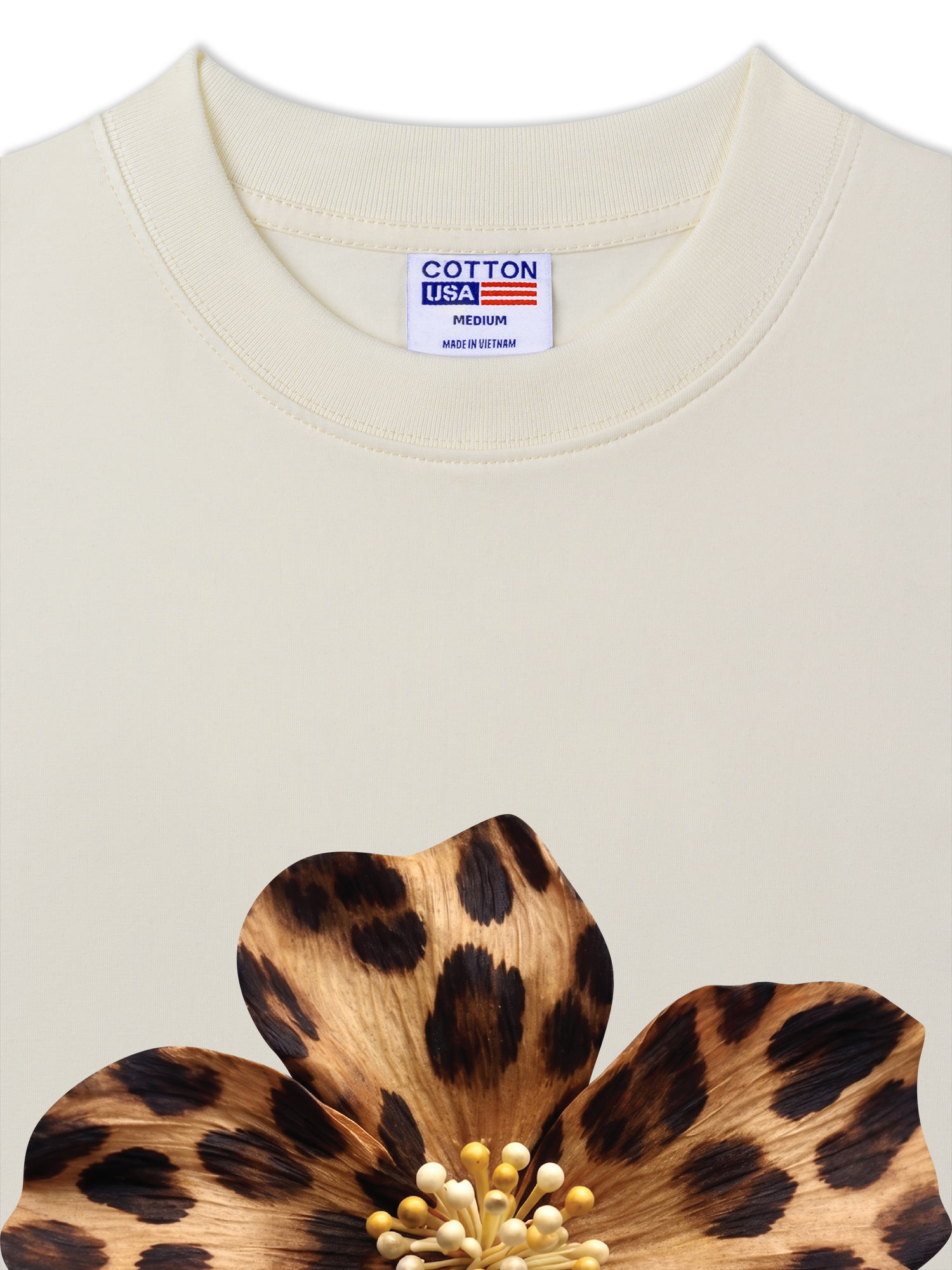 Áo Thun Relaxed Fit Urban Leopard Safari Spotted Petals