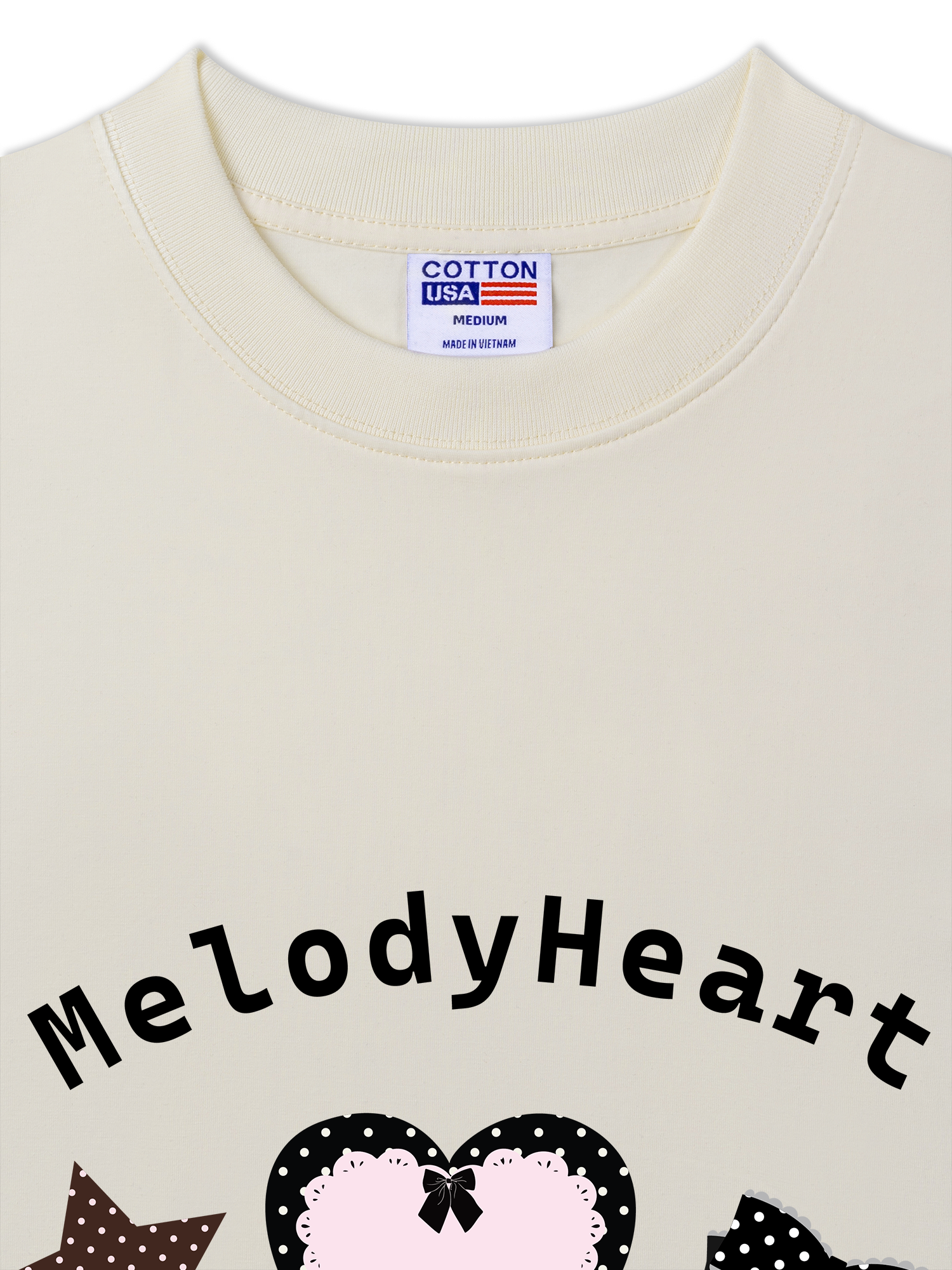 Áo Thun Relaxed Fit Dotty Mood Cherry Diary