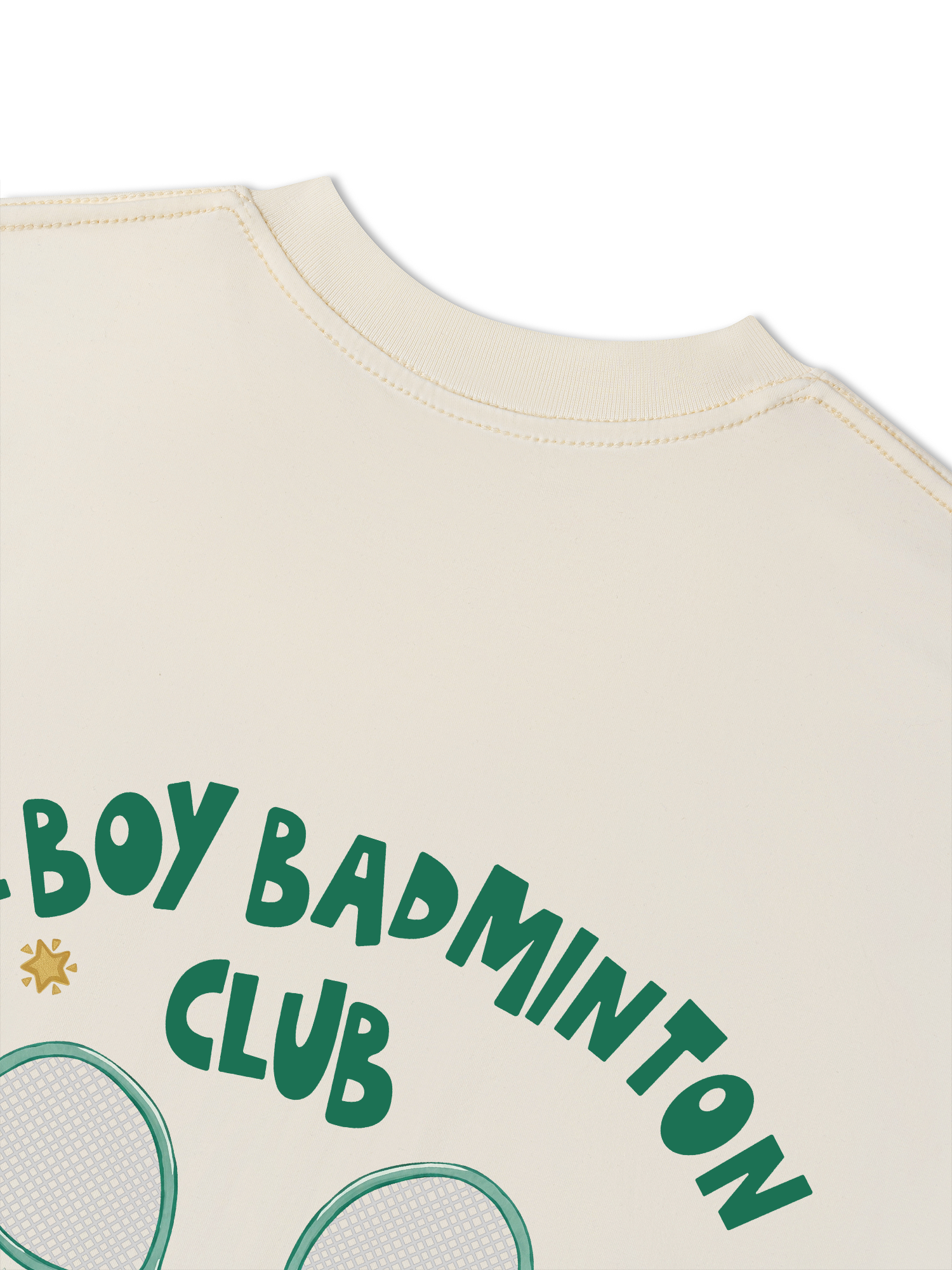 Áo Thun Relaxed Fit Badminton Cool Boy Club