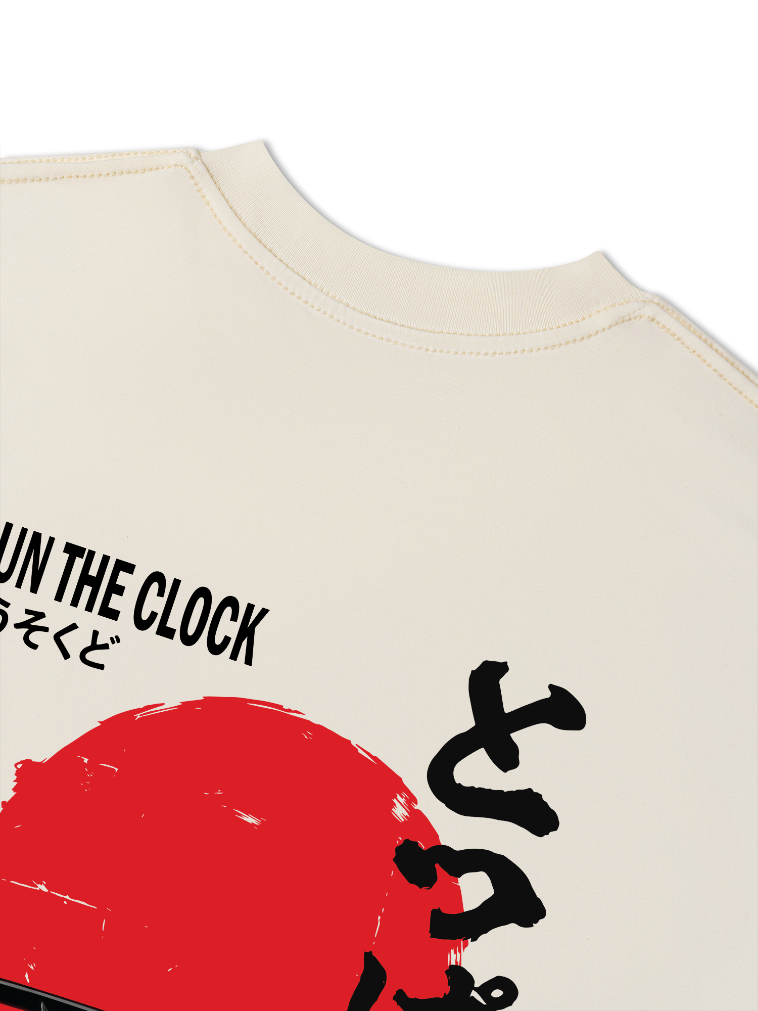 Áo Thun Relaxed Fit JDM Car Outrun The Clock